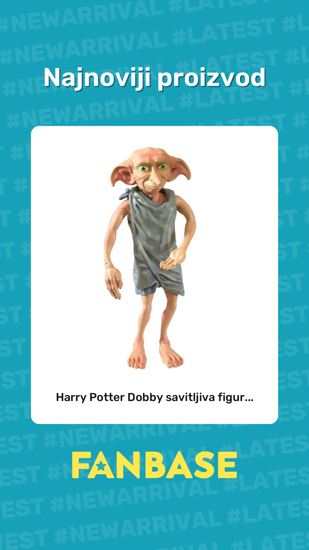 Najnoviji proizvod: Harry Potter Dobby savitljiva figur...