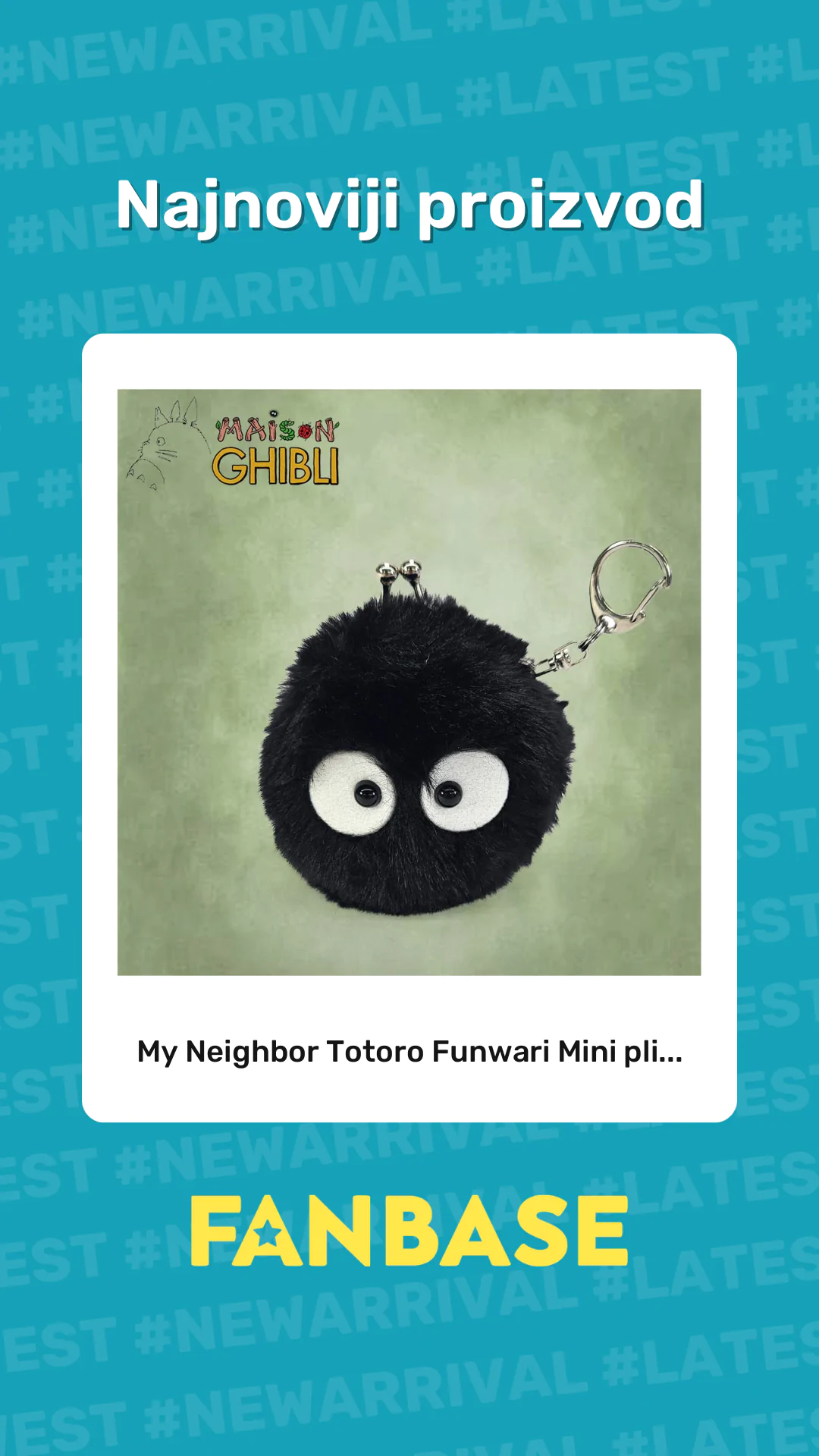 Najnoviji proizvod: My Neighbor Totoro Funwari Mini pli...