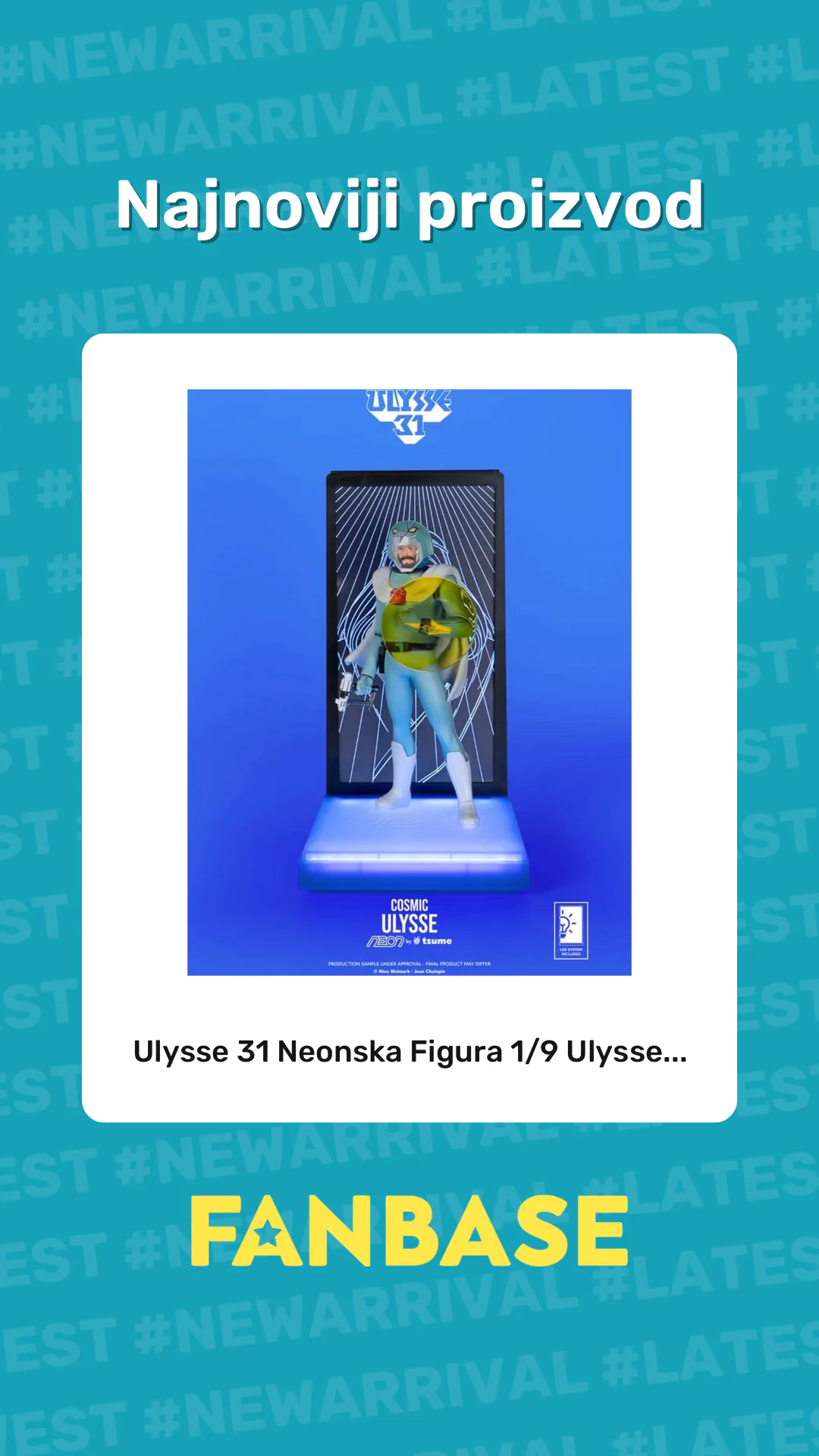 Najnoviji proizvod: Ulysse 31 Neonska Figura 1/9 Ulysse...