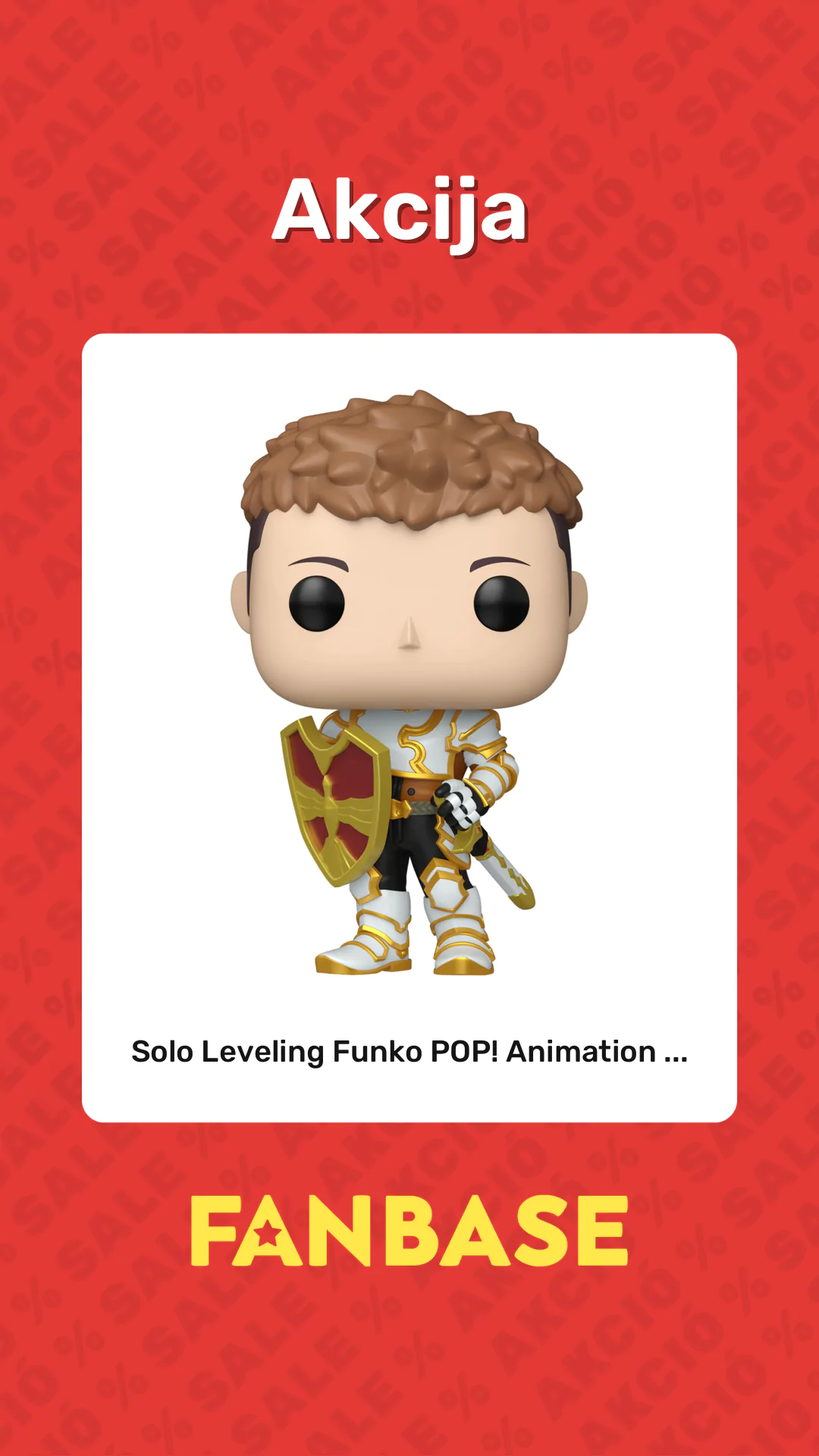 Akcija: Solo Leveling Funko POP! Animation ...