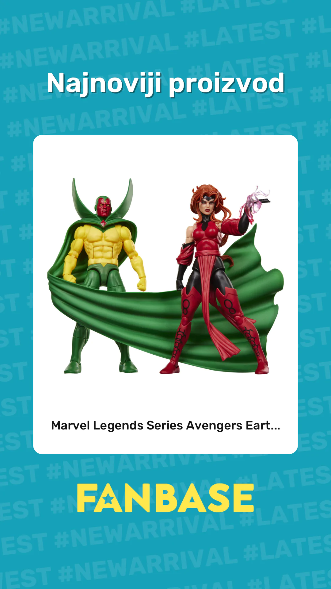 Najnoviji proizvod: Marvel Legends Series Avengers Eart...