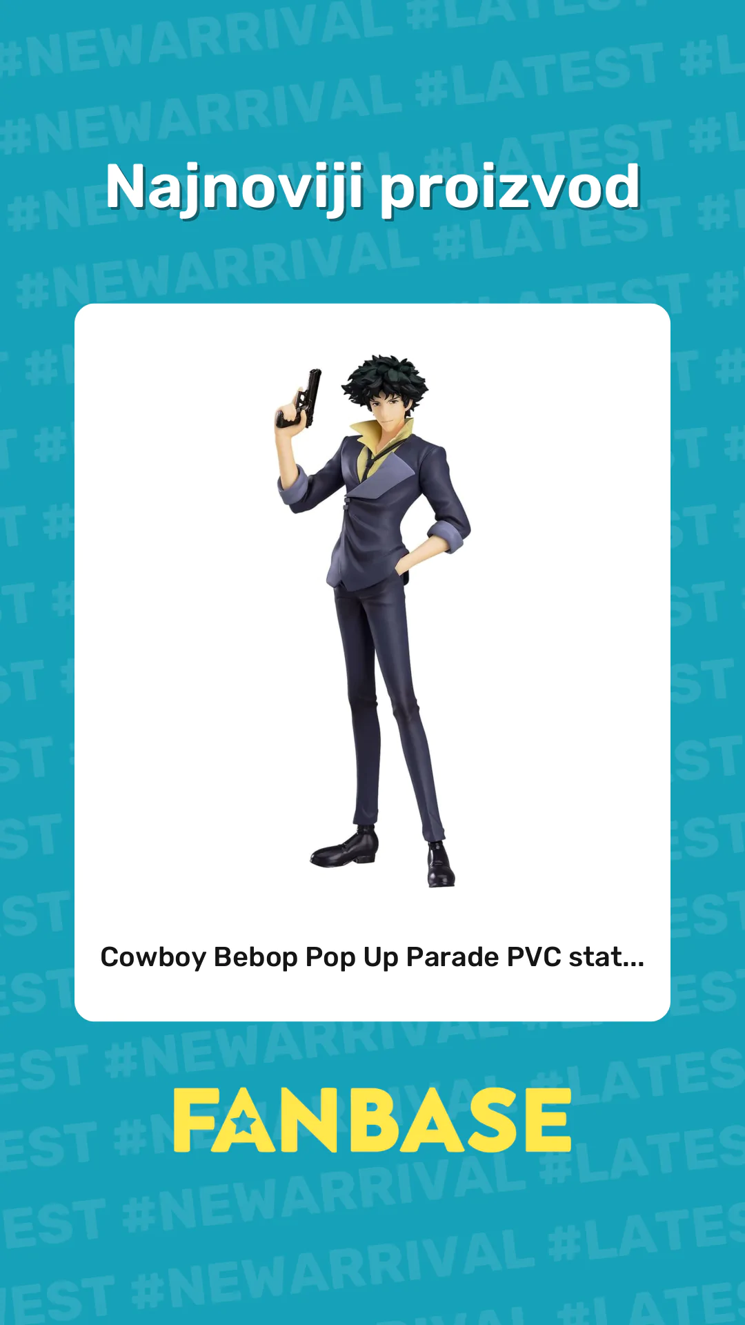 Najnoviji proizvod: Cowboy Bebop Pop Up Parade PVC stat...