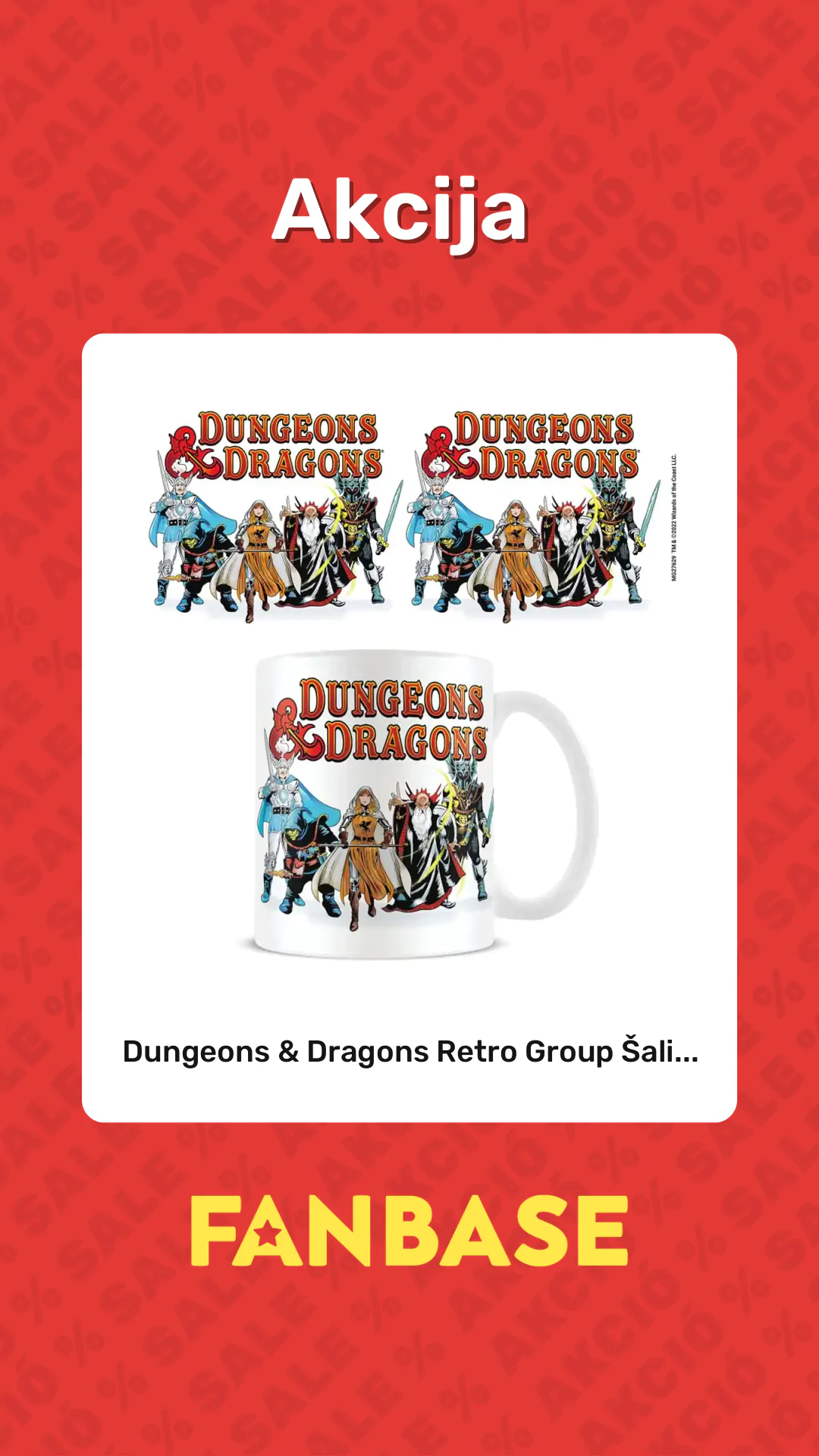 Akcija: Dungeons & Dragons Retro Group Šali...