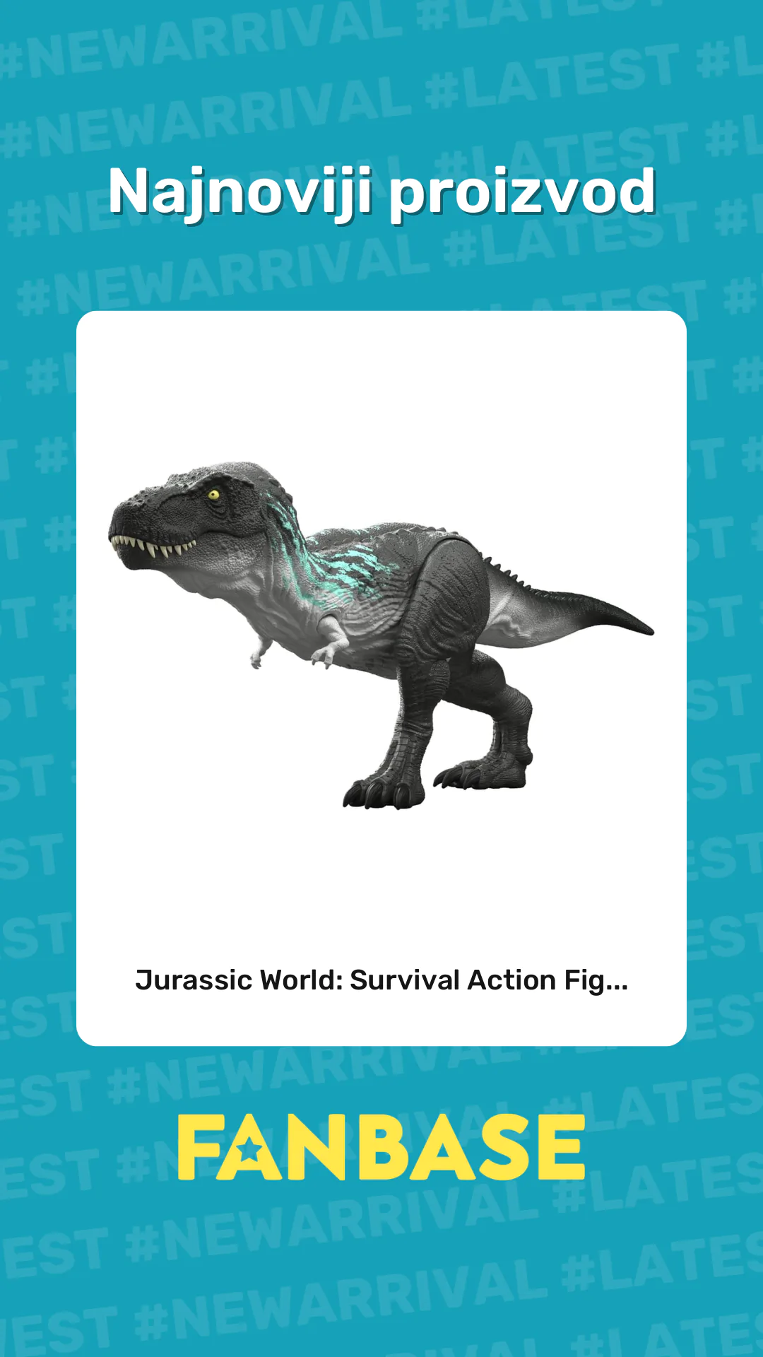 Najnoviji proizvod: Jurassic World: Survival Action Fig...