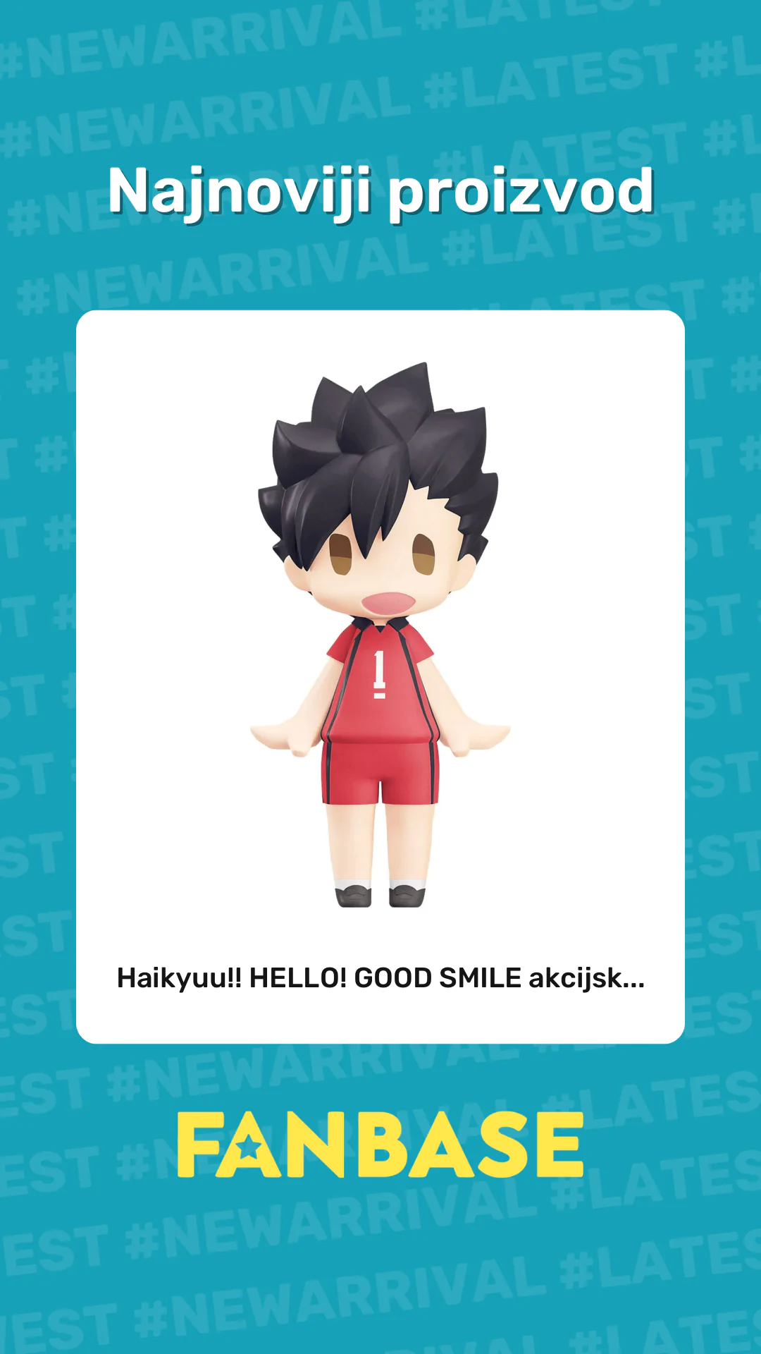 Najnoviji proizvod: Haikyuu!! HELLO! GOOD SMILE akcijsk...