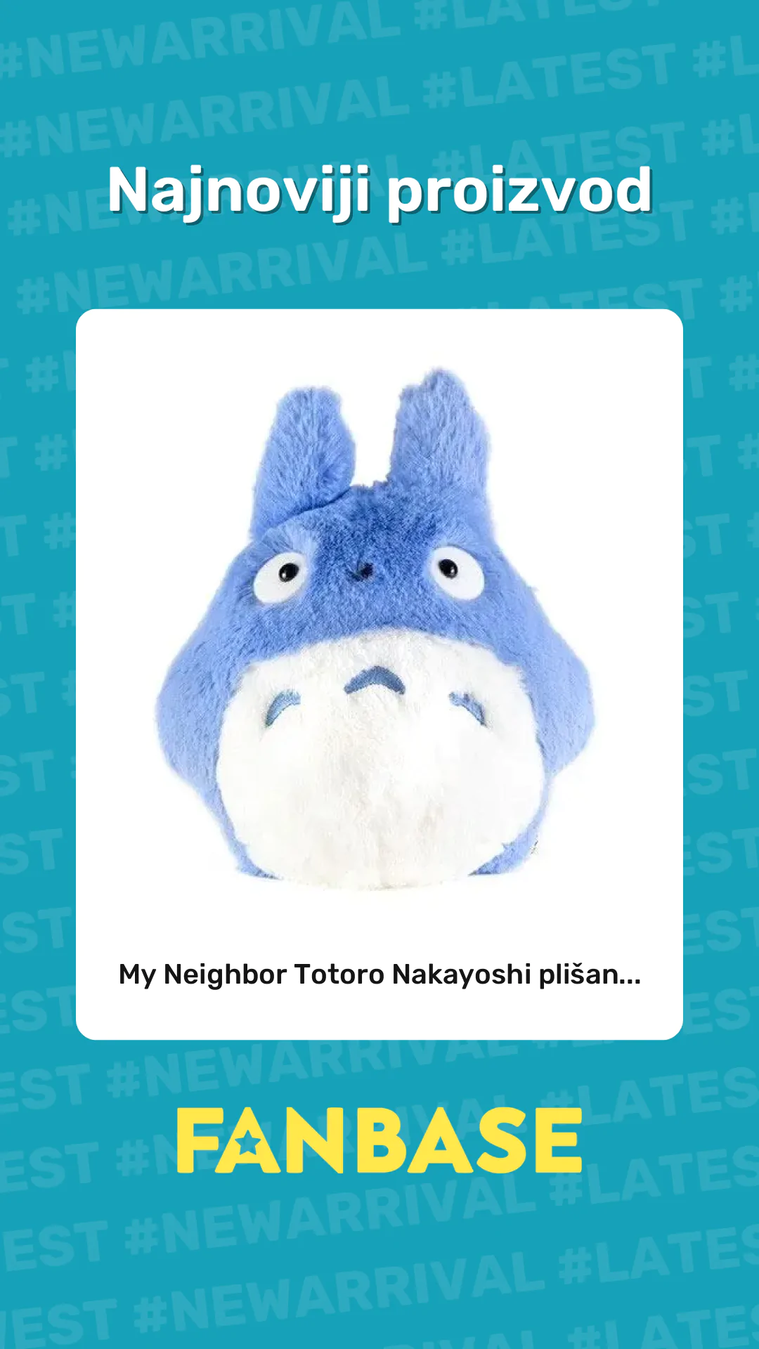 Najnoviji proizvod: My Neighbor Totoro Nakayoshi plišan...