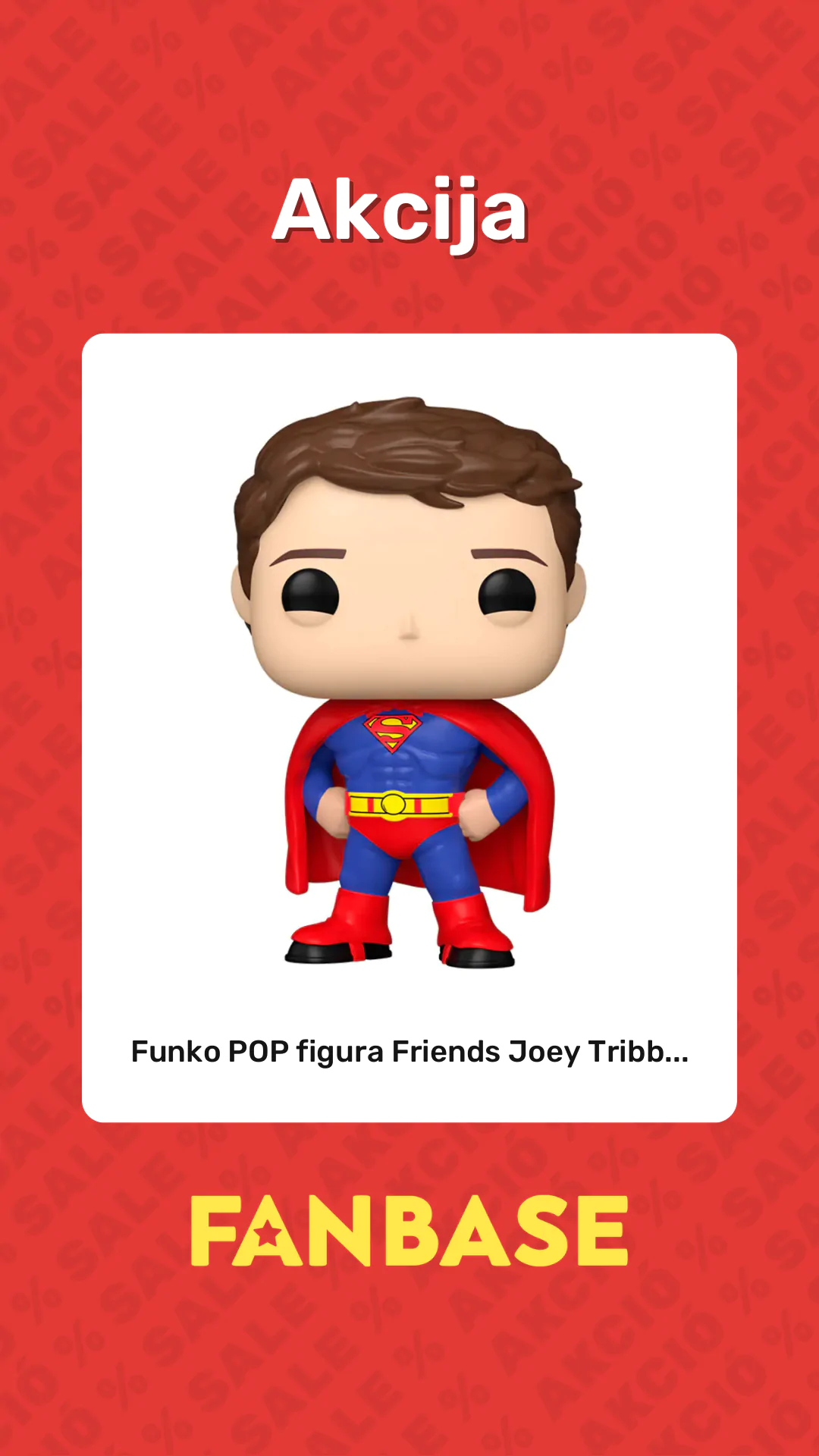 Akcija: Funko POP figura Friends Joey Tribb...