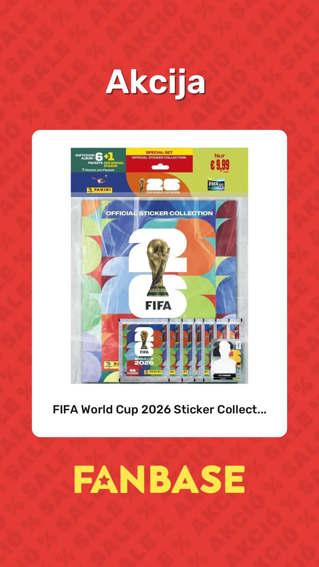 Akcija: FIFA World Cup 2026 Sticker Collect...