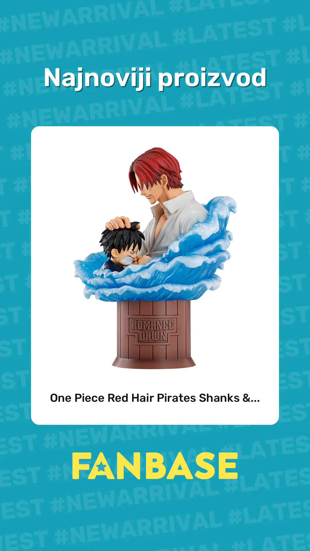 Najnoviji proizvod: One Piece Red Hair Pirates Shanks &...