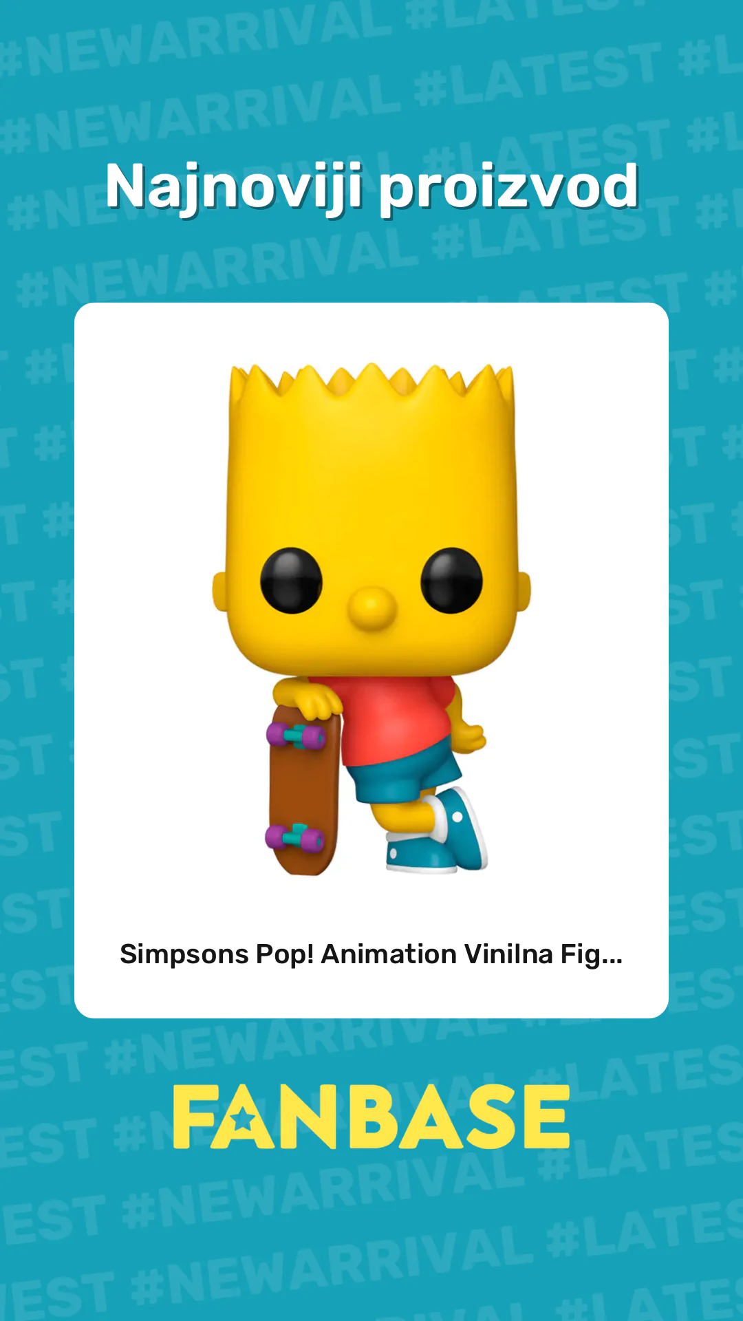 Najnoviji proizvod: Simpsons Pop! Animation Vinilna Fig...