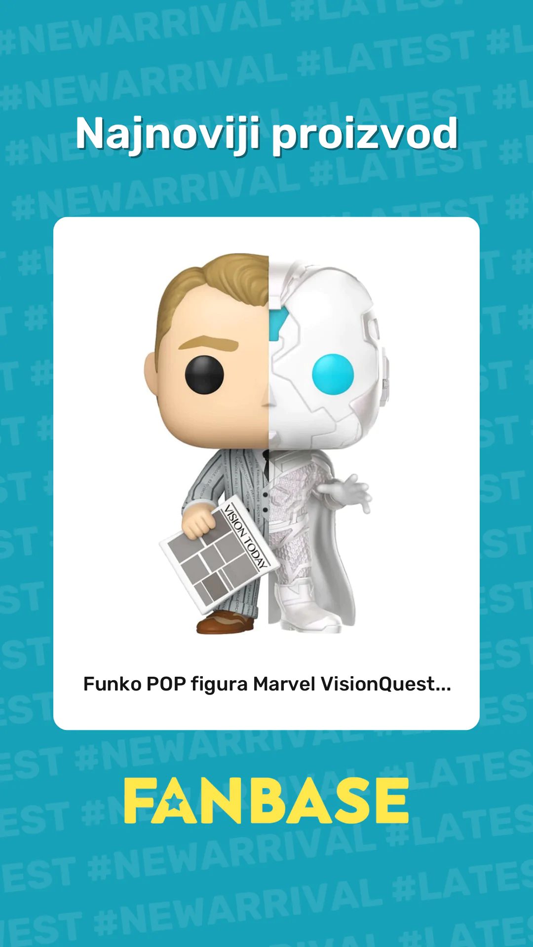 Najnoviji proizvod: Funko POP figura Marvel VisionQuest...