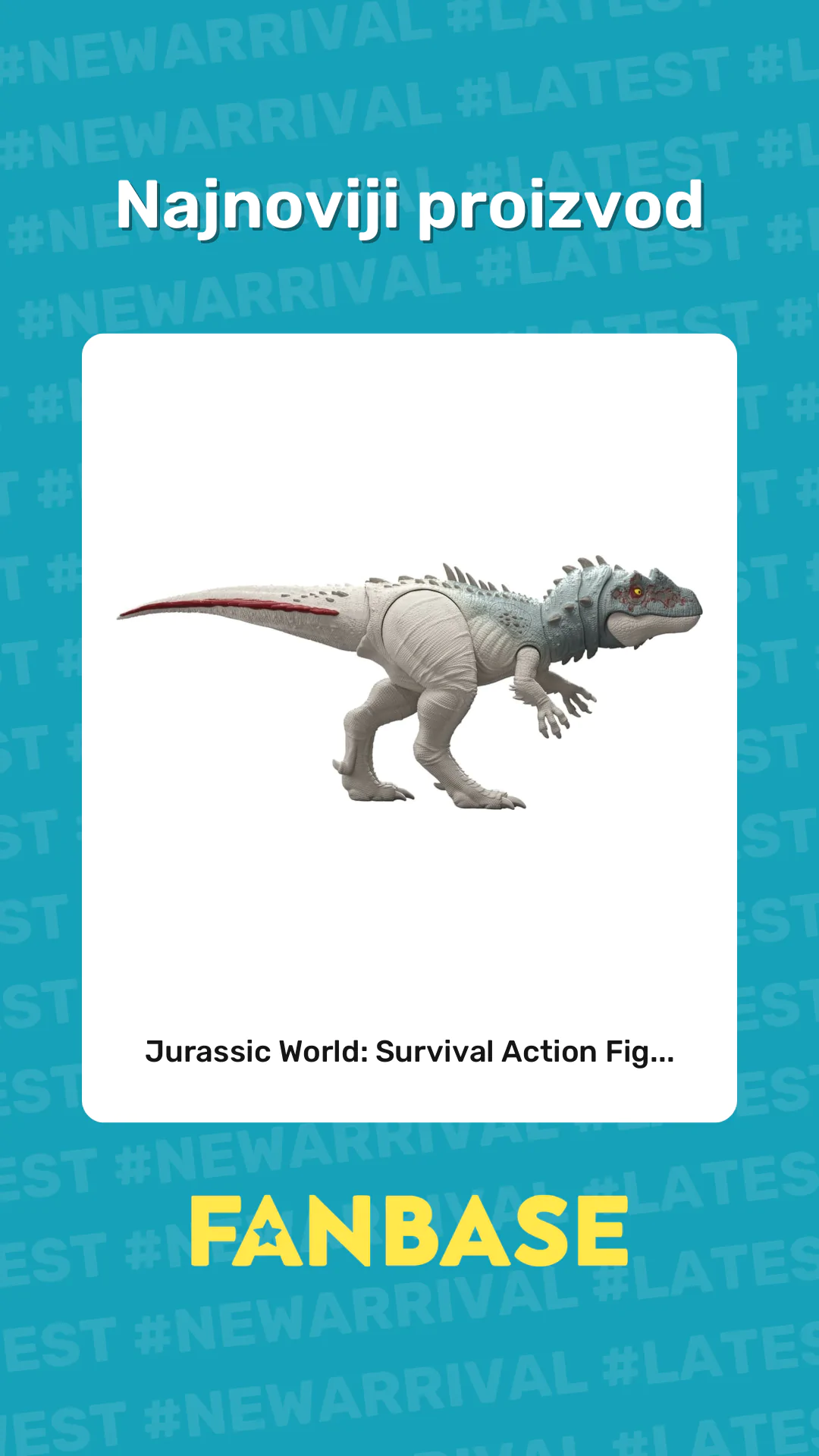 Najnoviji proizvod: Jurassic World: Survival Action Fig...