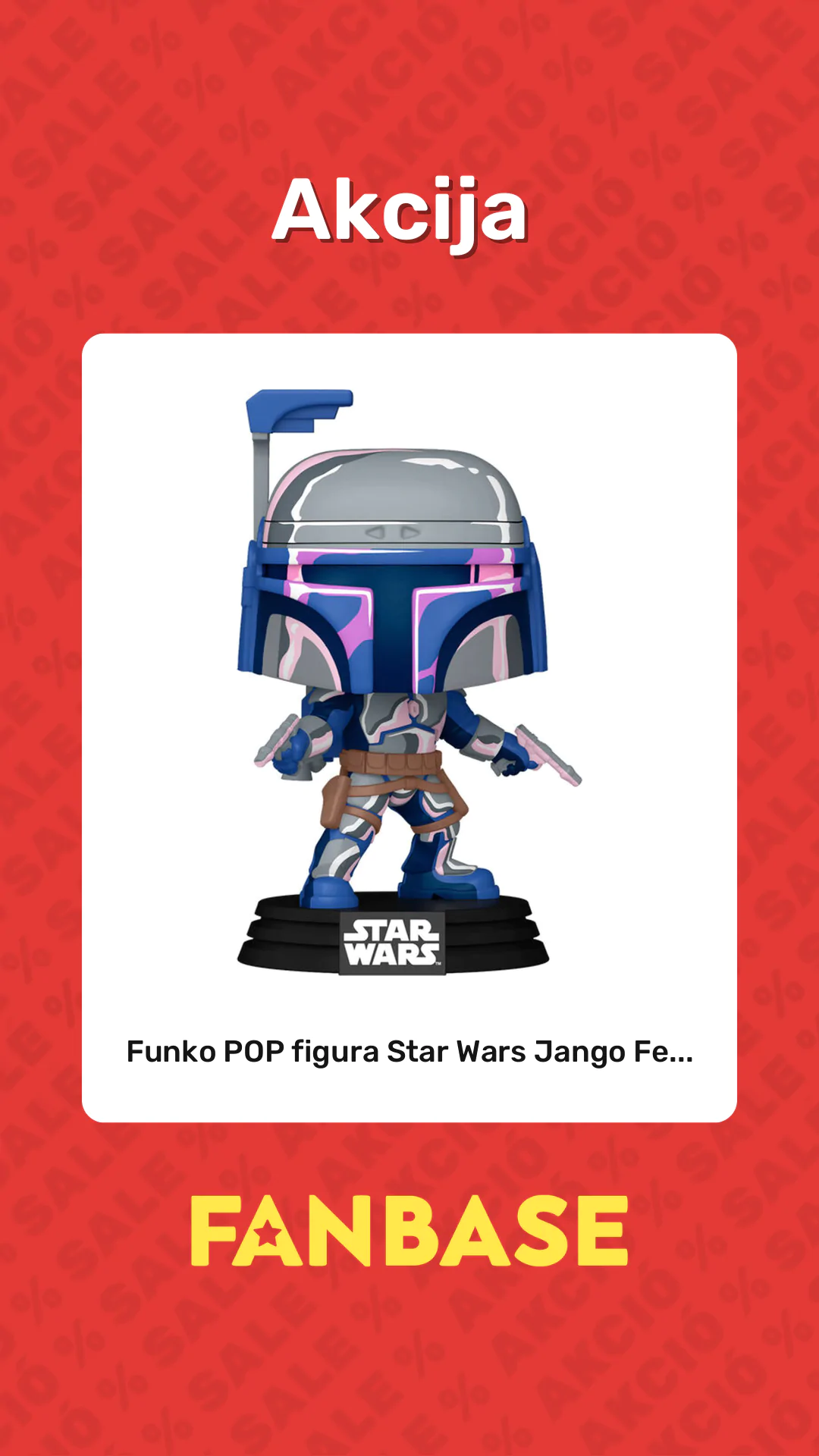 Akcija: Funko POP figura Star Wars Jango Fe...