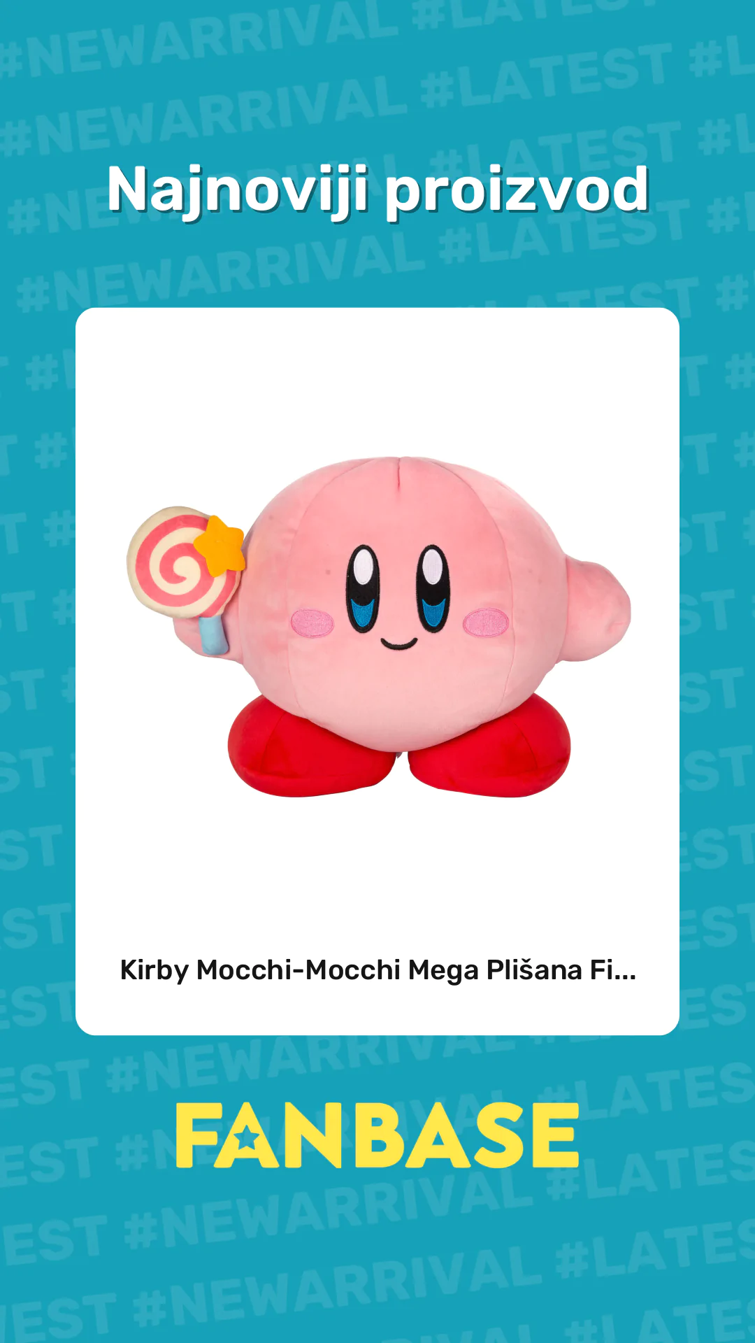 Najnoviji proizvod: Kirby Mocchi-Mocchi Mega Plišana Fi...