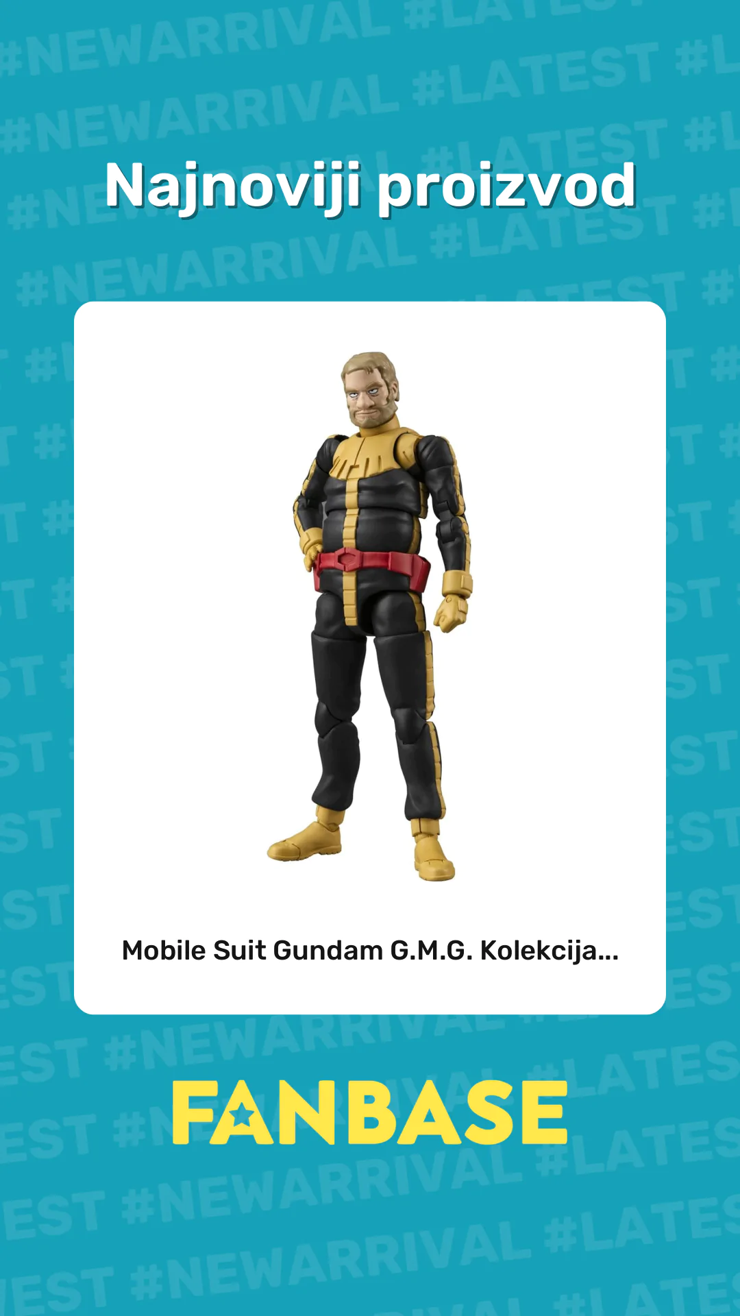 Najnoviji proizvod: Mobile Suit Gundam G.M.G. Kolekcija...