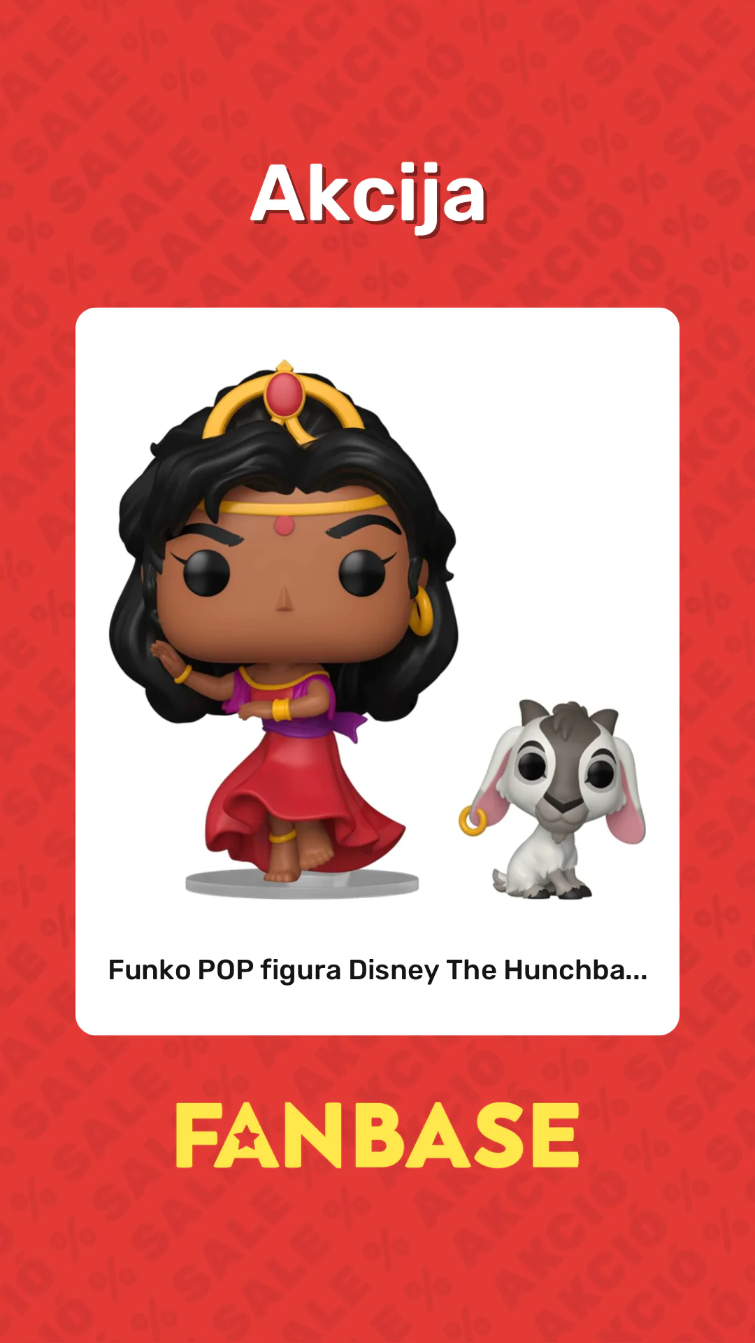 Akcija: Funko POP figura Disney The Hunchba...