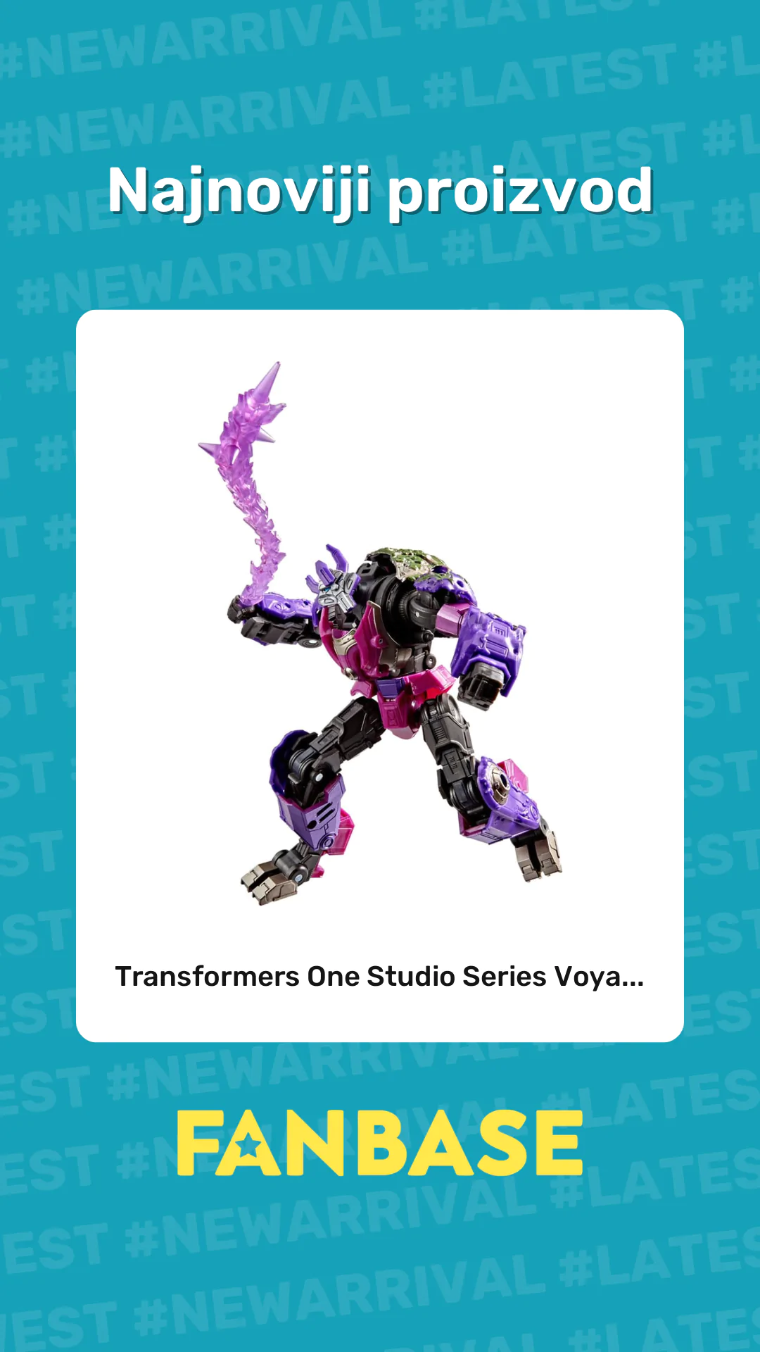 Najnoviji proizvod: Transformers One Studio Series Voya...
