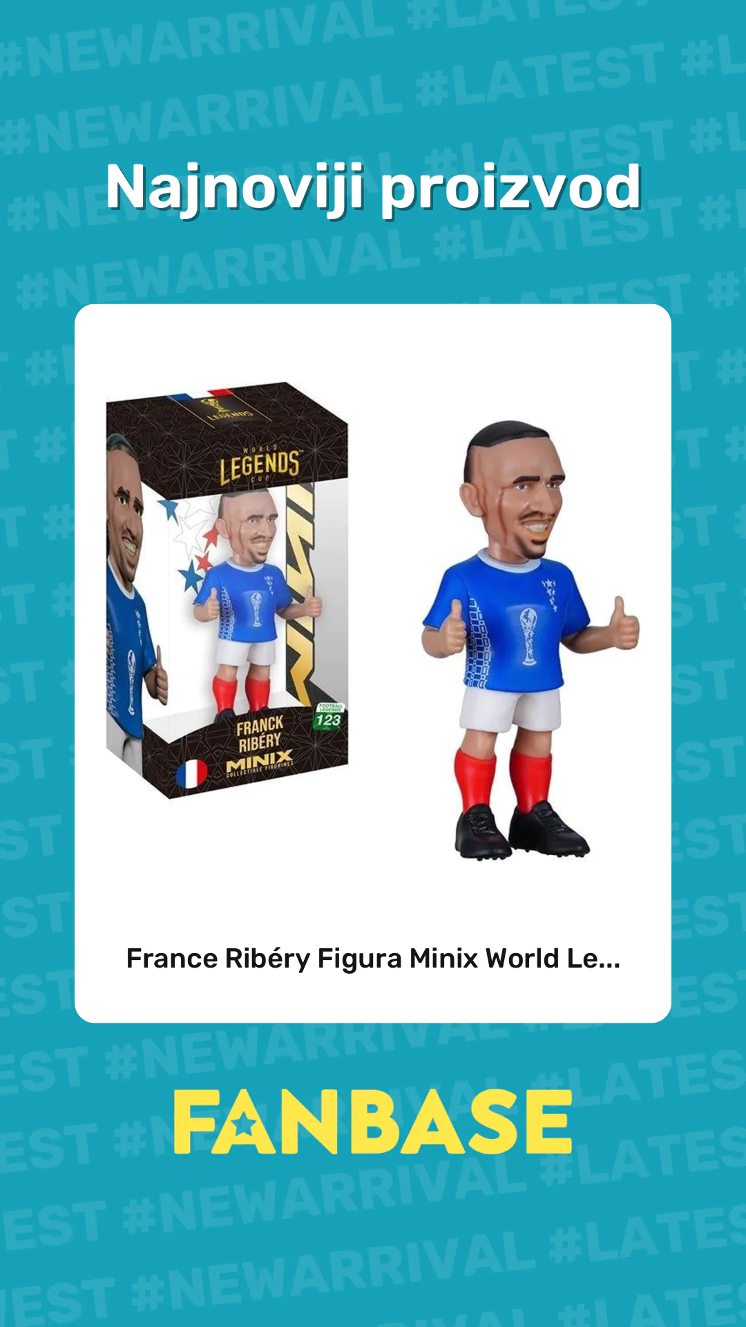 Najnoviji proizvod: France Ribéry Figura Minix World Le...