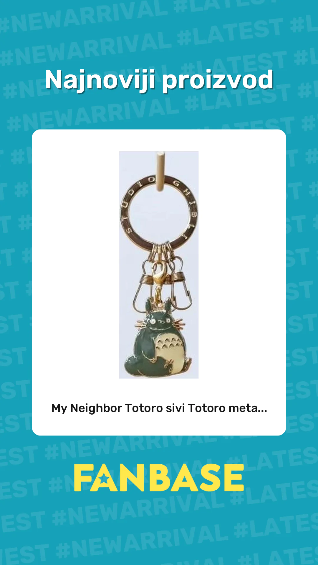 Najnoviji proizvod: My Neighbor Totoro sivi Totoro meta...