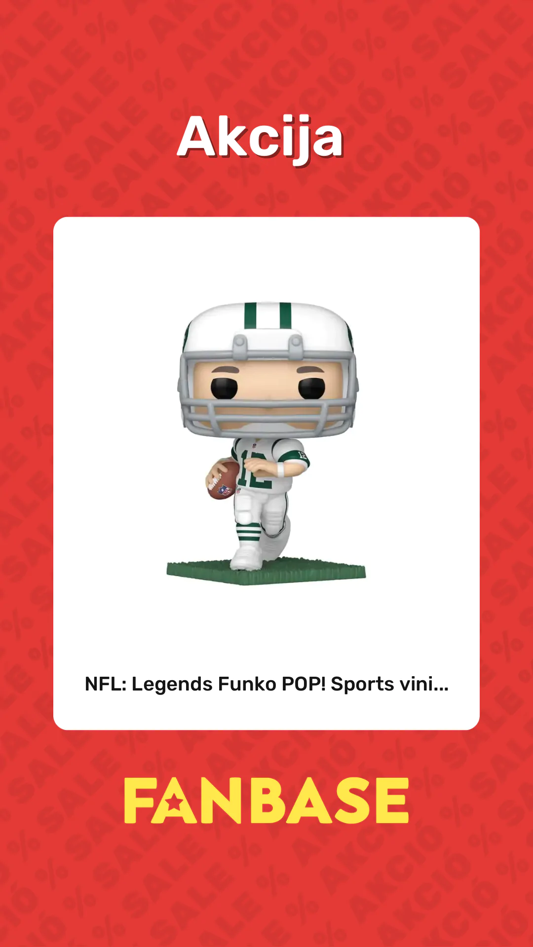 Akcija: NFL: Legends Funko POP! Sports vini...