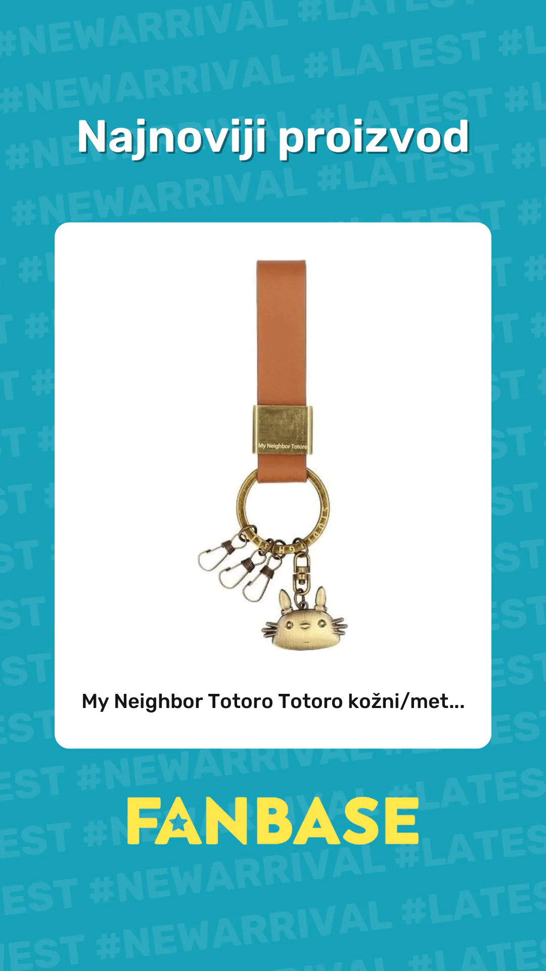 Najnoviji proizvod: My Neighbor Totoro Totoro kožni/met...