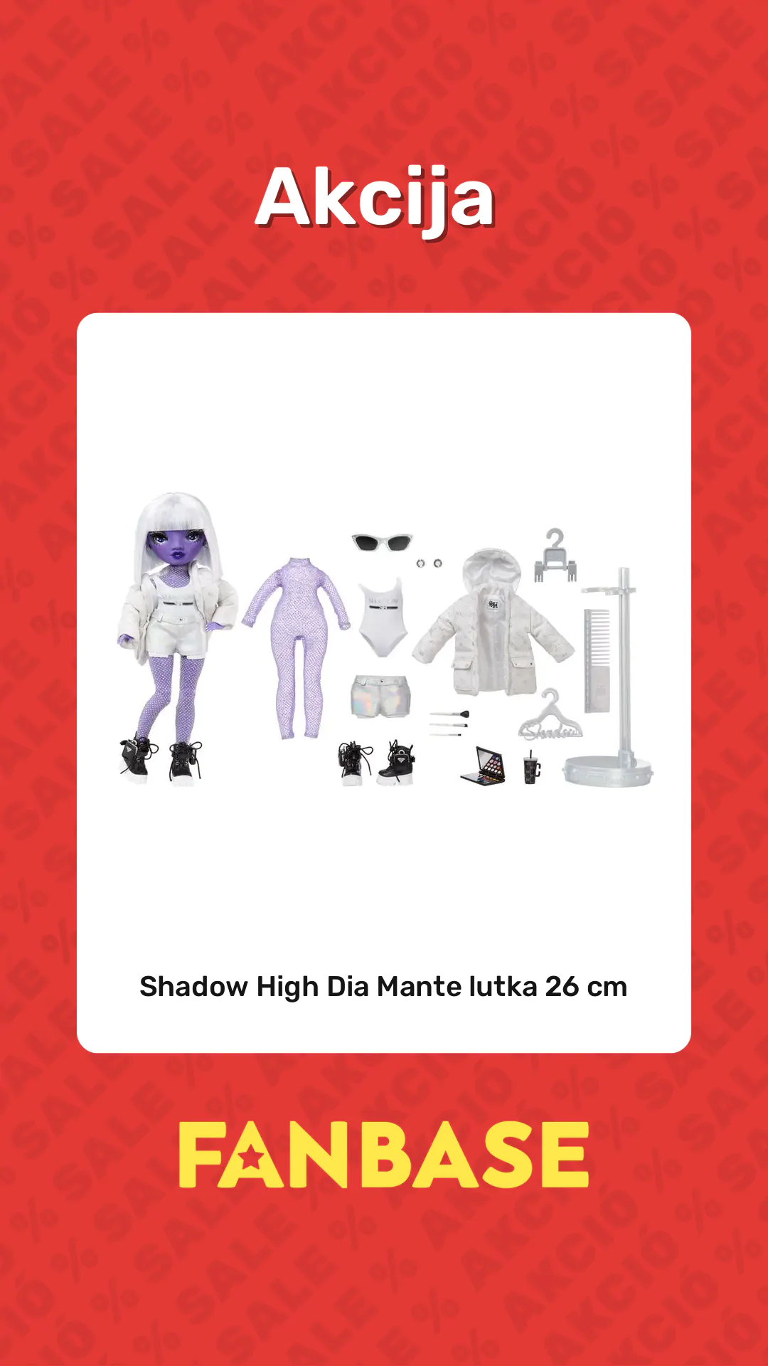 Akcija: Shadow High Dia Mante lutka 26 cm