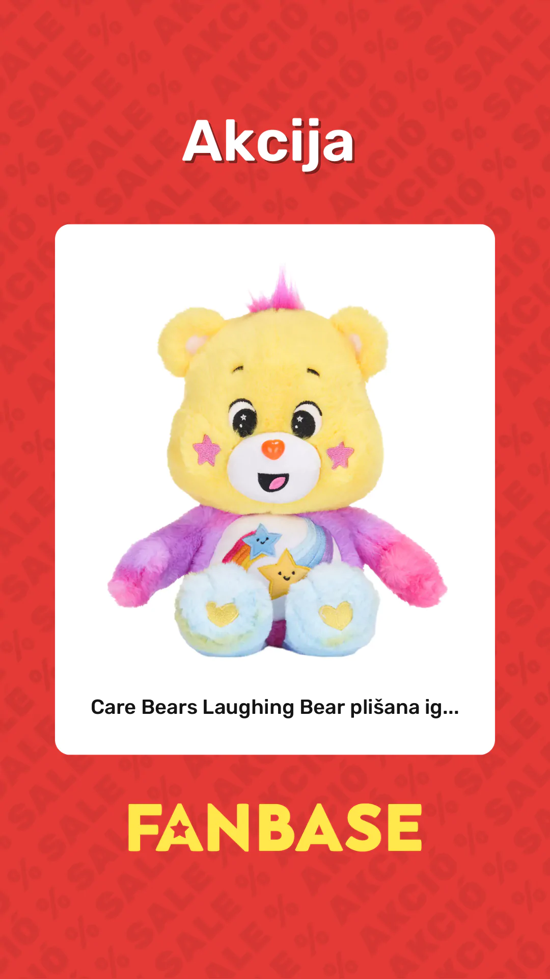 Akcija: Care Bears Laughing Bear plišana ig...