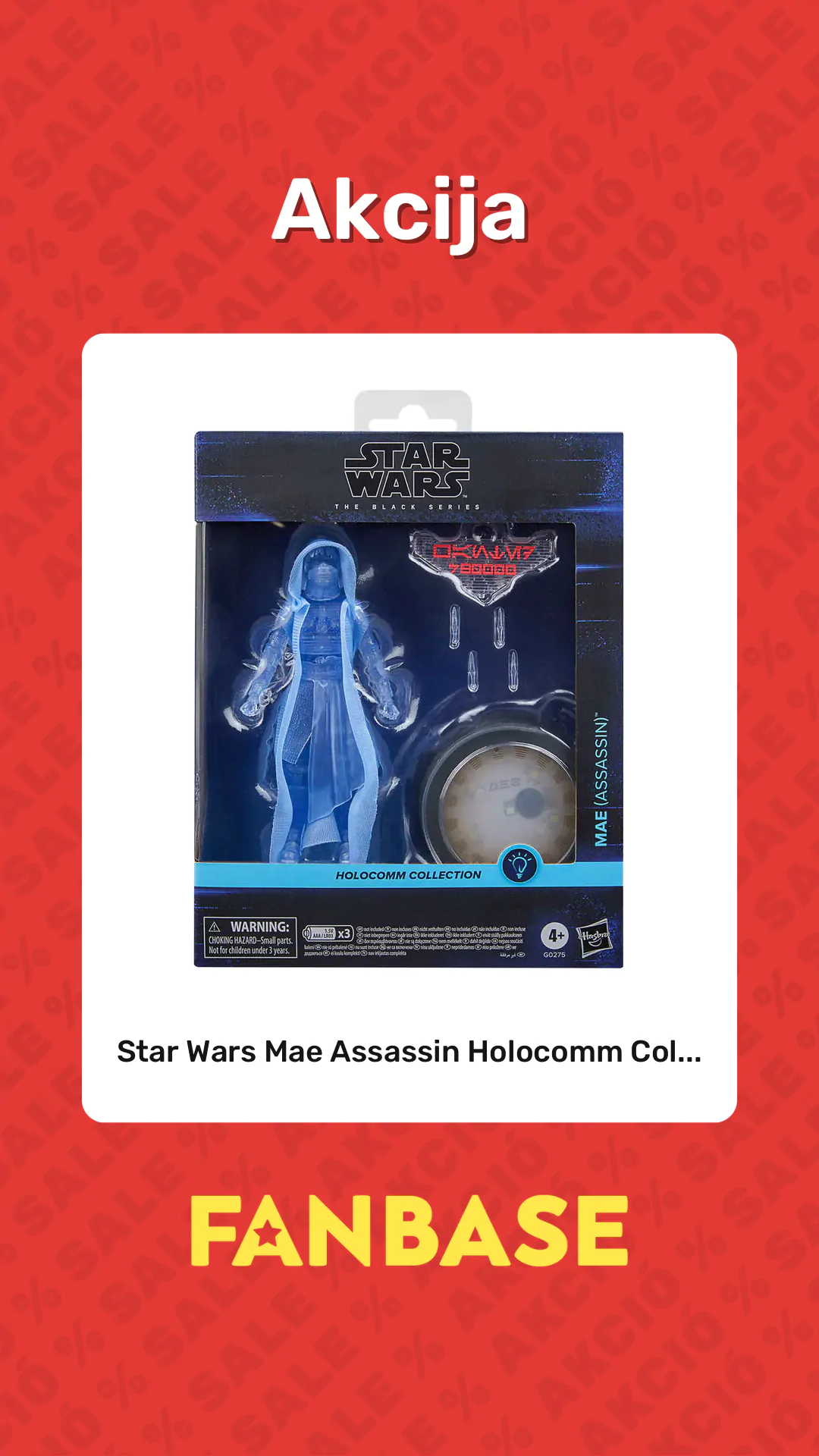 Akcija: Star Wars Mae Assassin Holocomm Col...