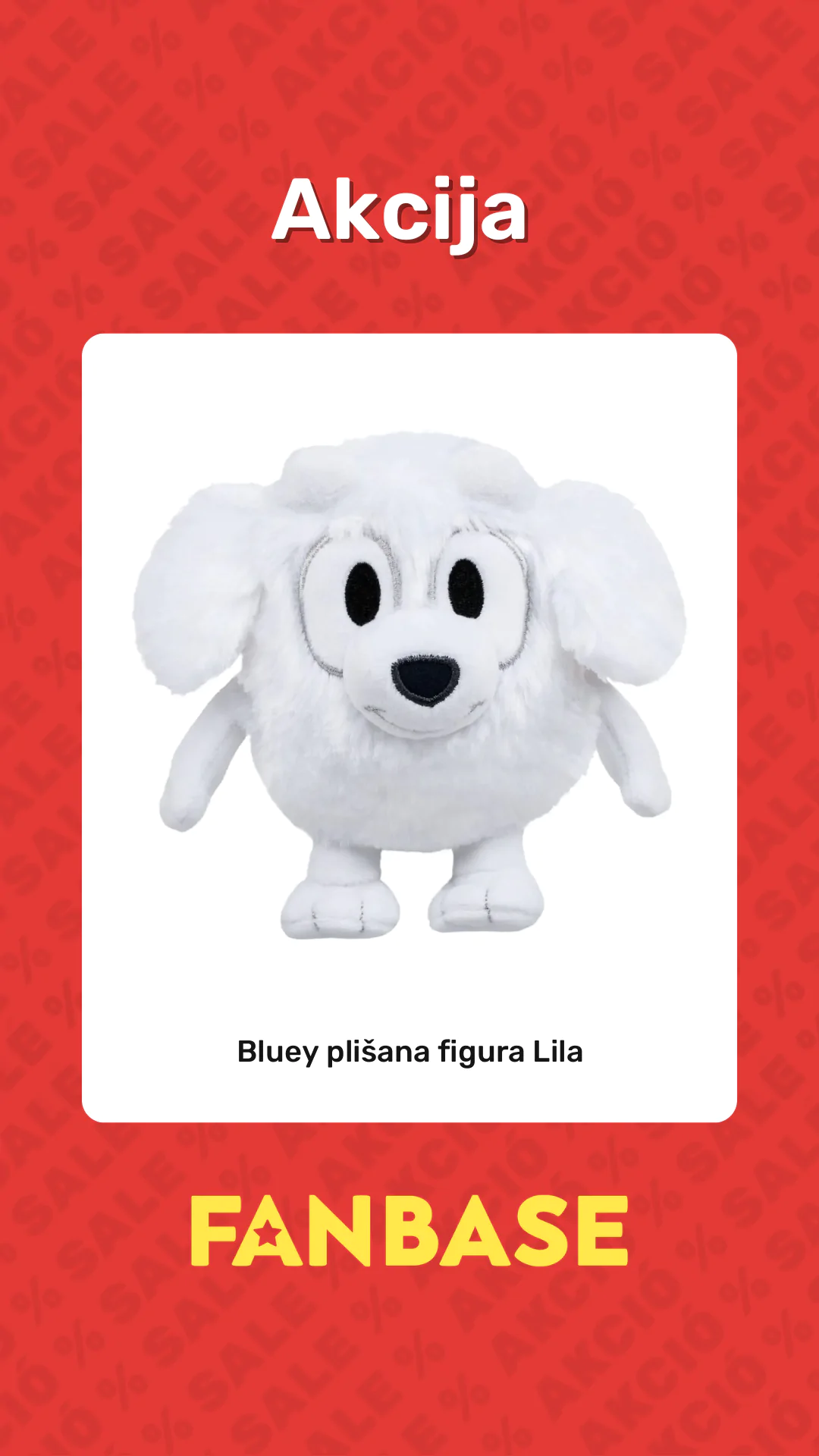 Akcija: Bluey plišana figura Lila