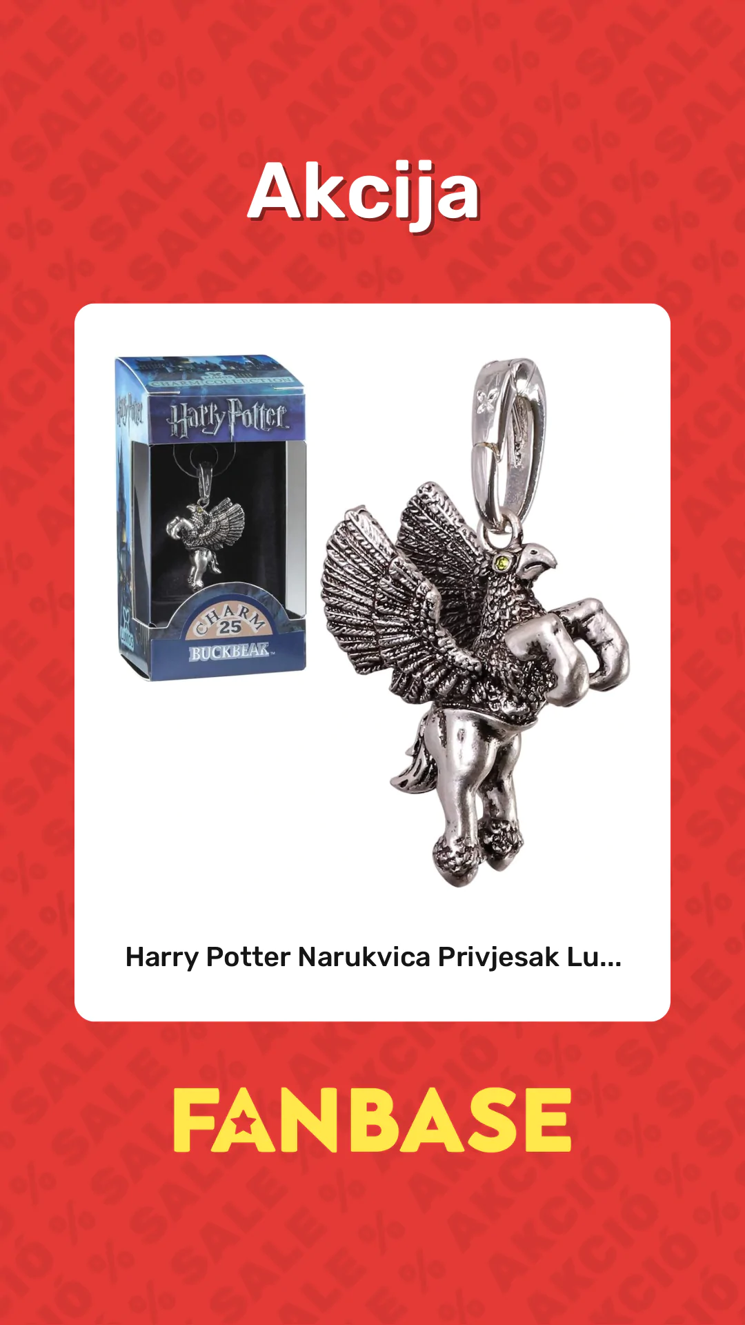 Akcija: Harry Potter Narukvica Privjesak Lu...