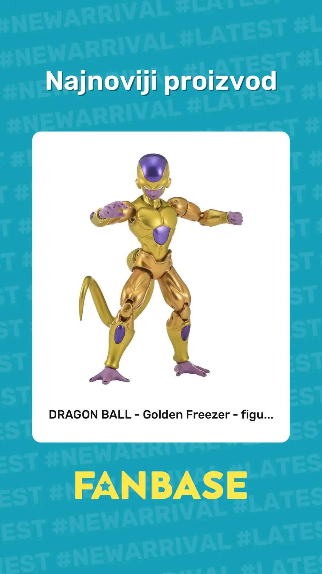 Najnoviji proizvod: DRAGON BALL - Golden Freezer - figu...