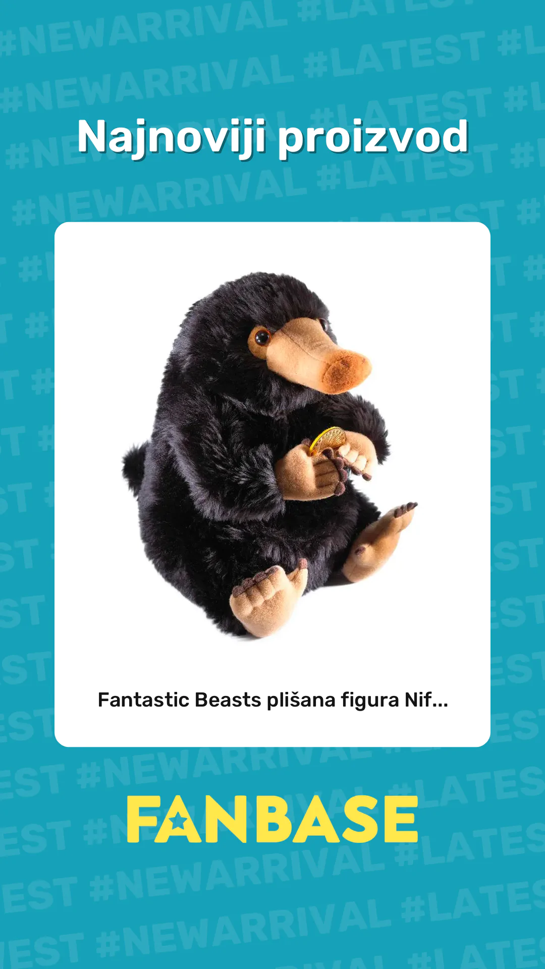 Najnoviji proizvod: Fantastic Beasts plišana figura Nif...