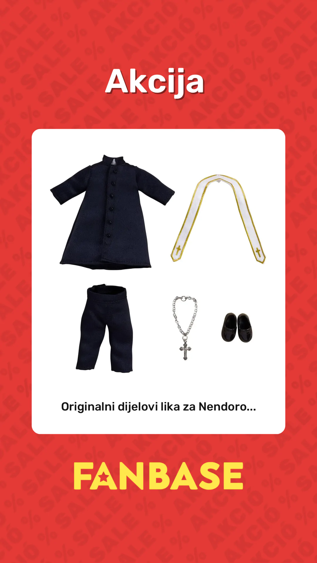 Akcija: Originalni dijelovi lika za Nendoro...