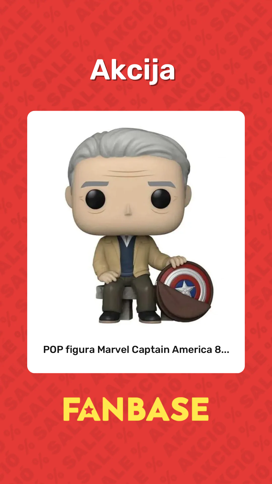 Akcija: POP figura Marvel Captain America 8...