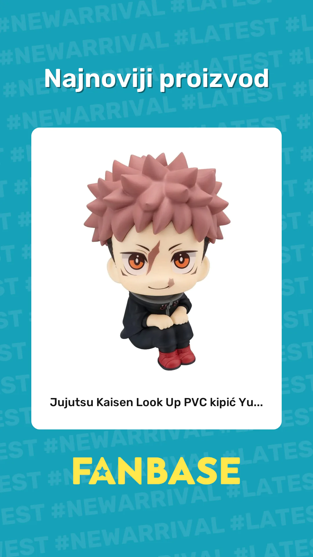 Najnoviji proizvod: Jujutsu Kaisen Look Up PVC kipić Yu...