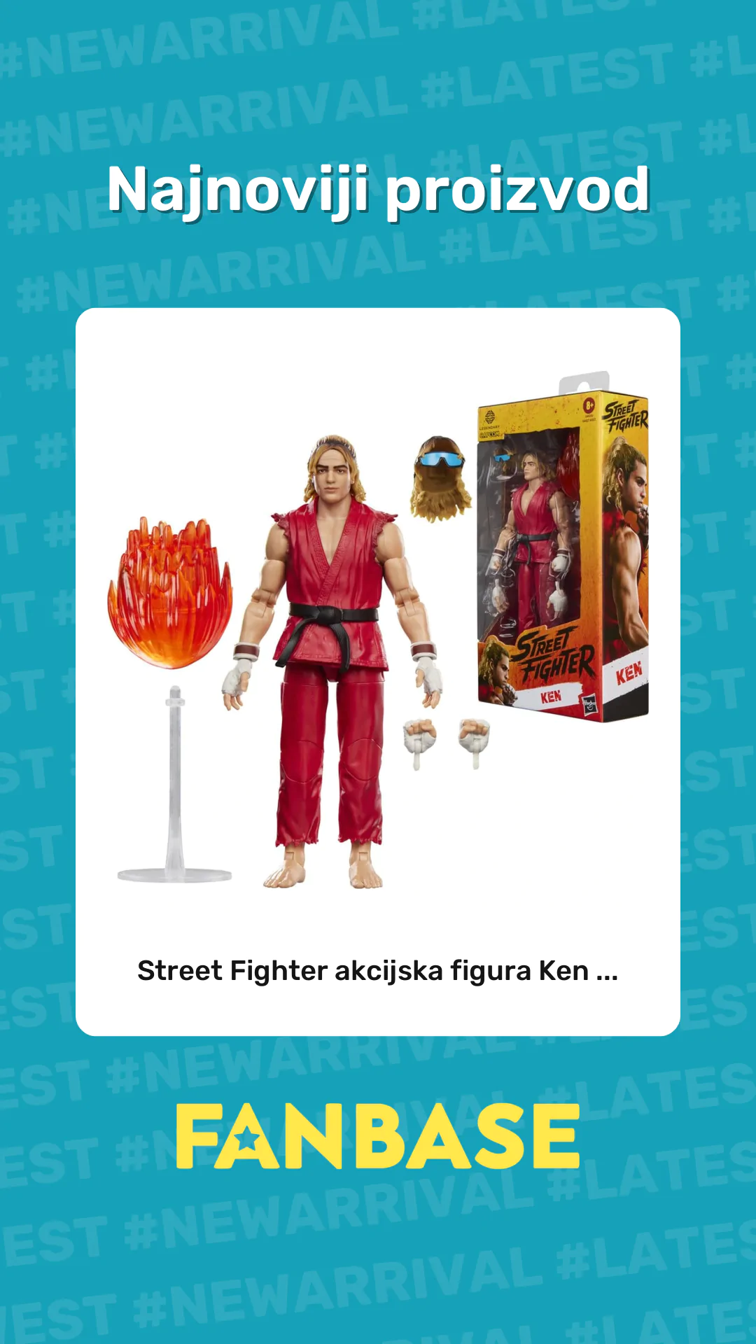 Najnoviji proizvod: Street Fighter akcijska figura Ken ...