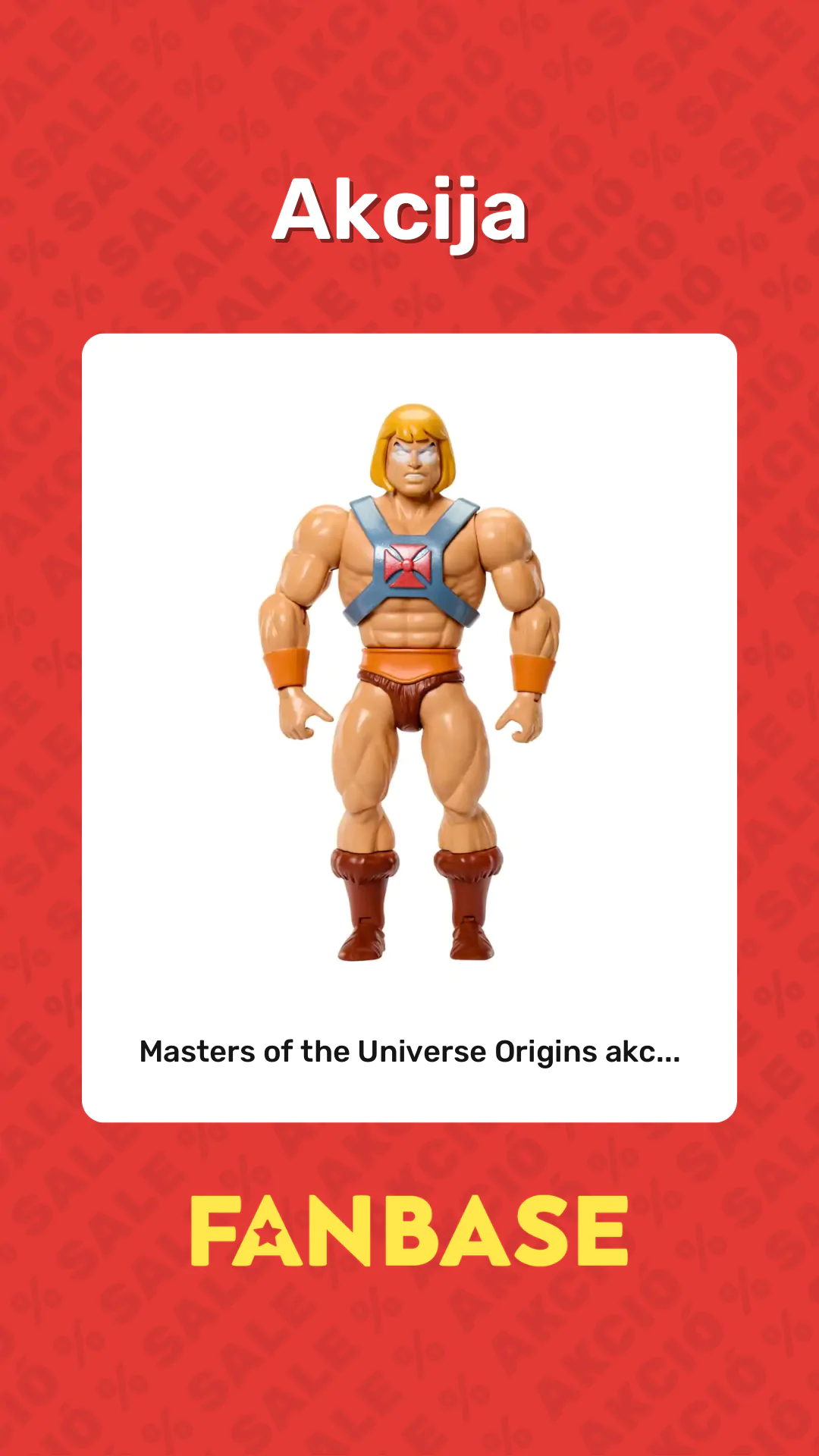Akcija: Masters of the Universe Origins akc...