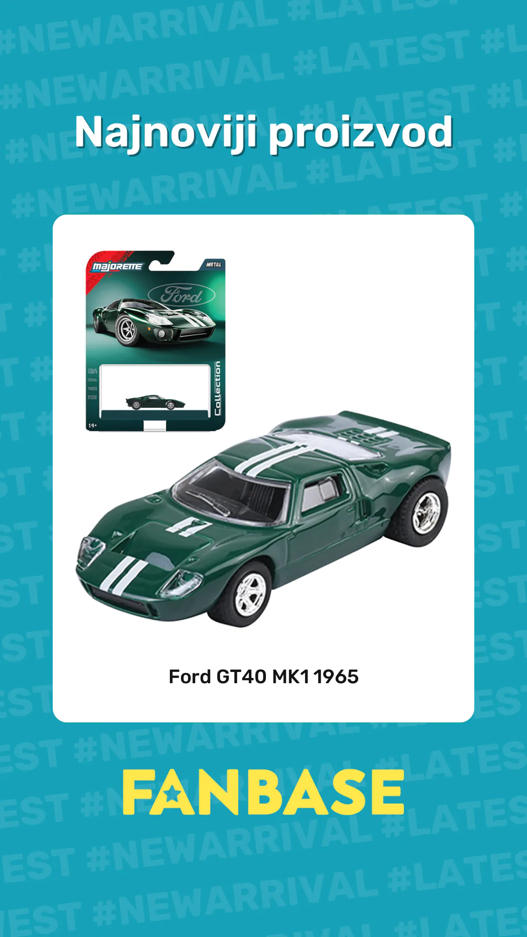 Najnoviji proizvod: Ford GT40 MK1 1965