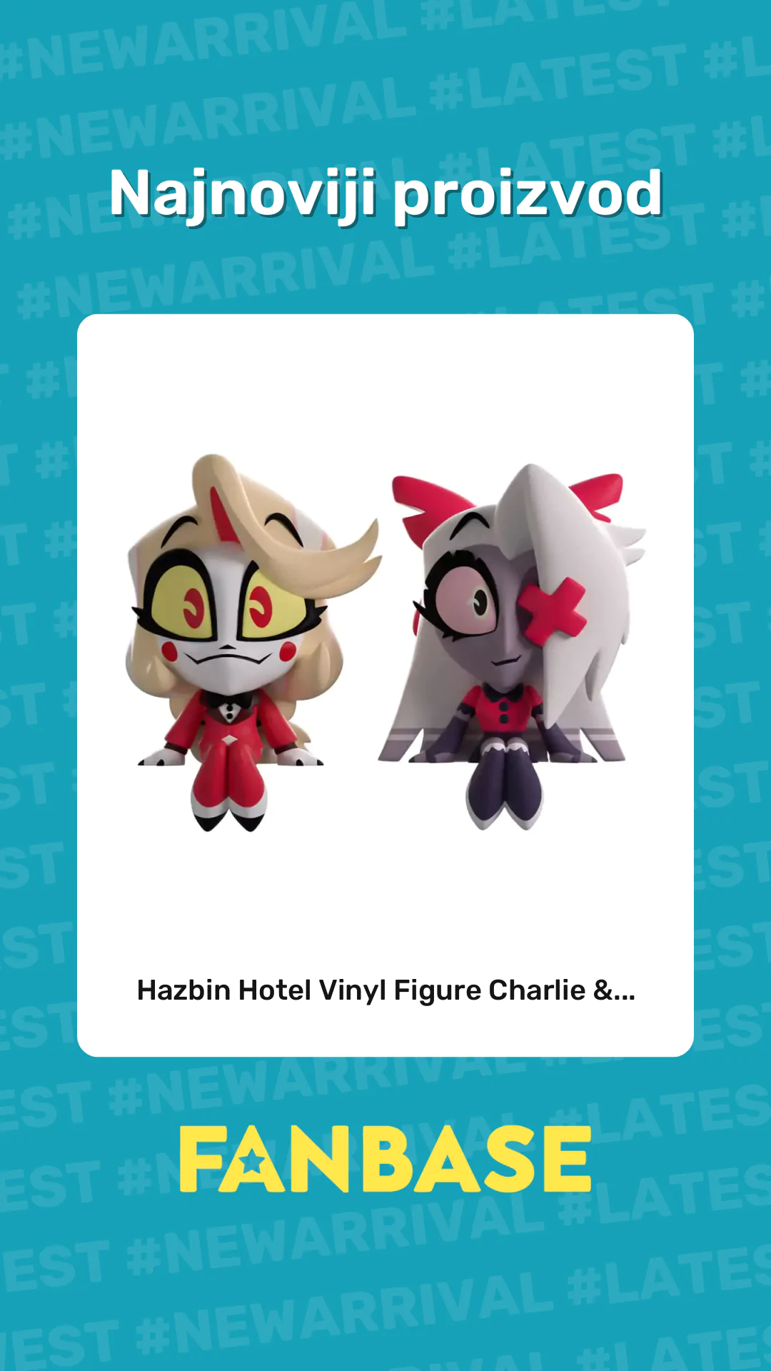 Najnoviji proizvod: Hazbin Hotel Vinyl Figure Charlie &...