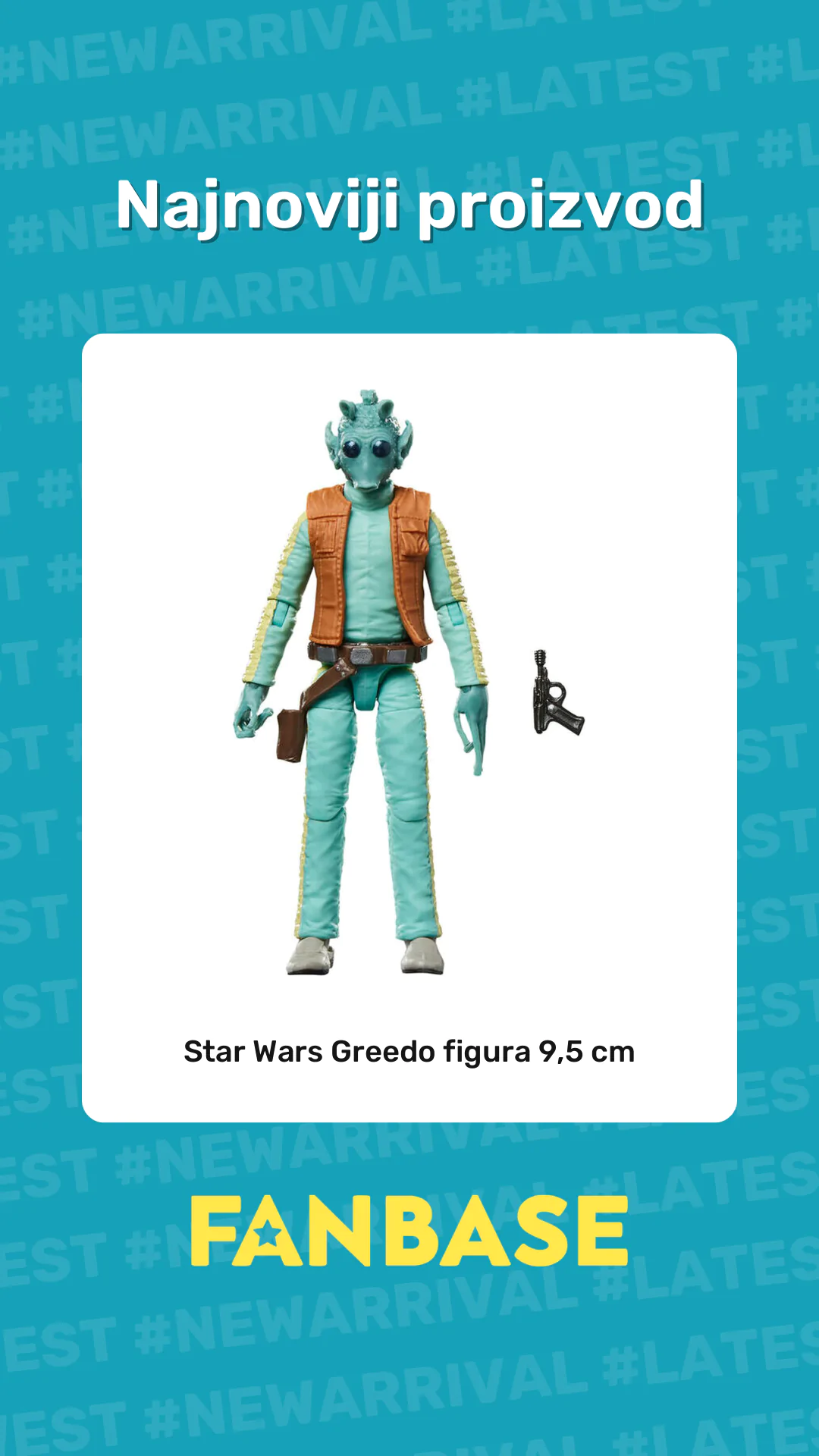 Najnoviji proizvod: Star Wars Greedo figura 9,5 cm