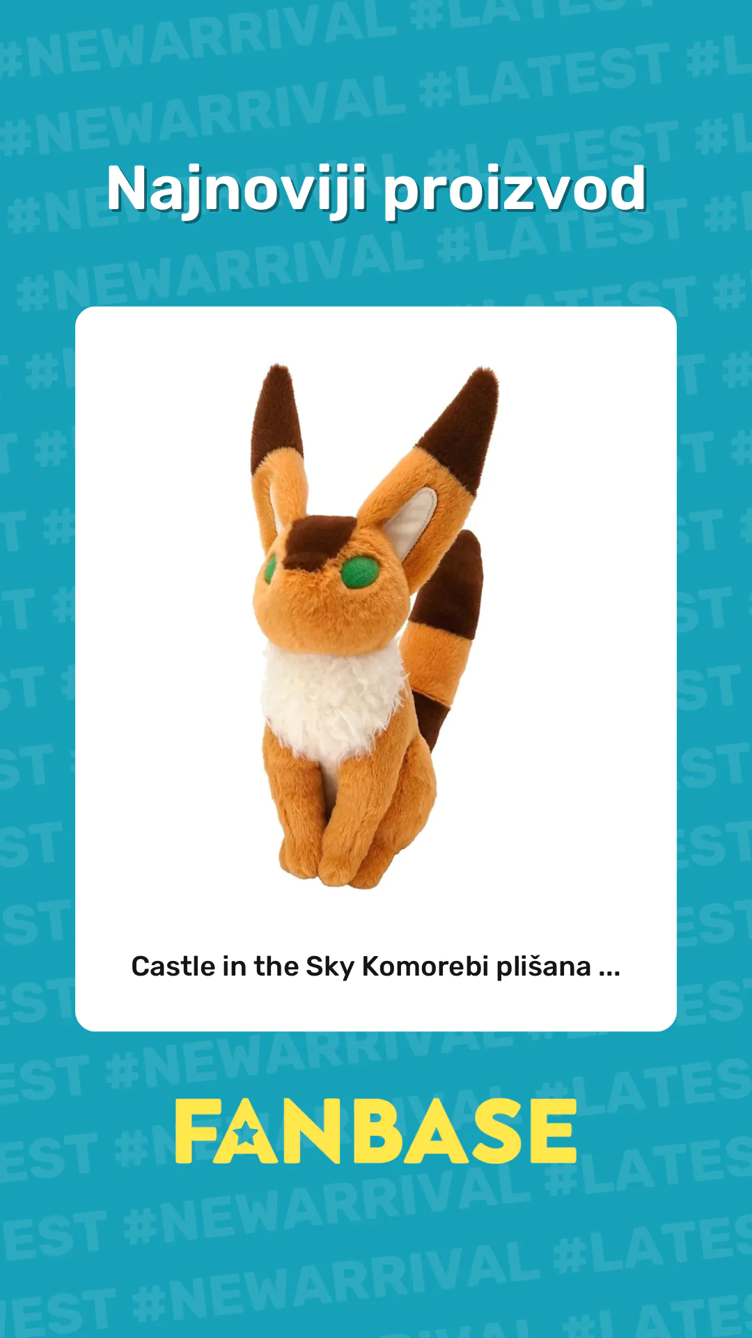 Najnoviji proizvod: Castle in the Sky Komorebi plišana ...