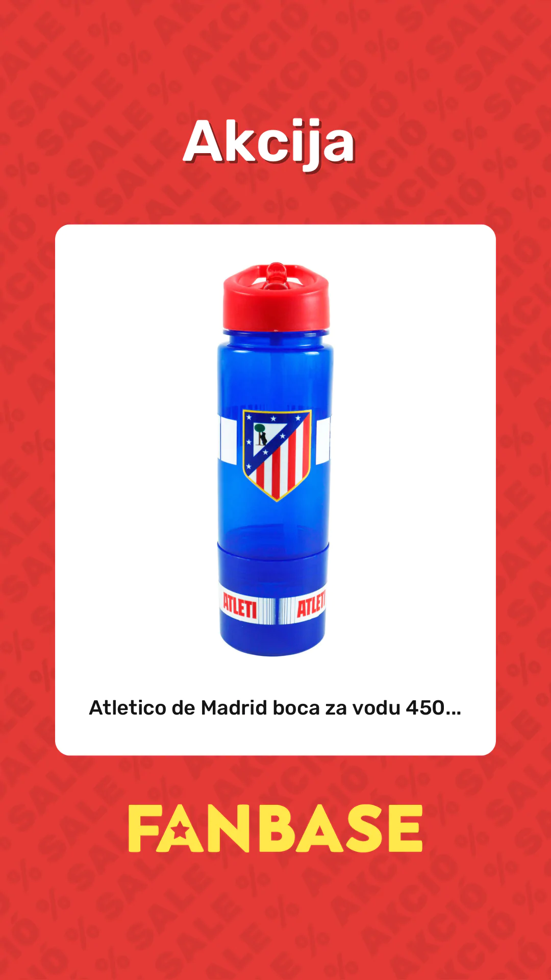 Akcija: Atletico de Madrid boca za vodu 450...