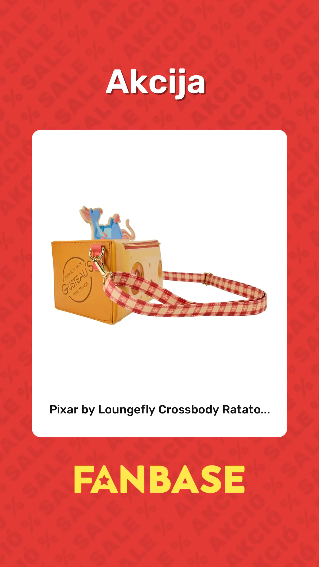 Akcija: Pixar by Loungefly Crossbody Ratato...