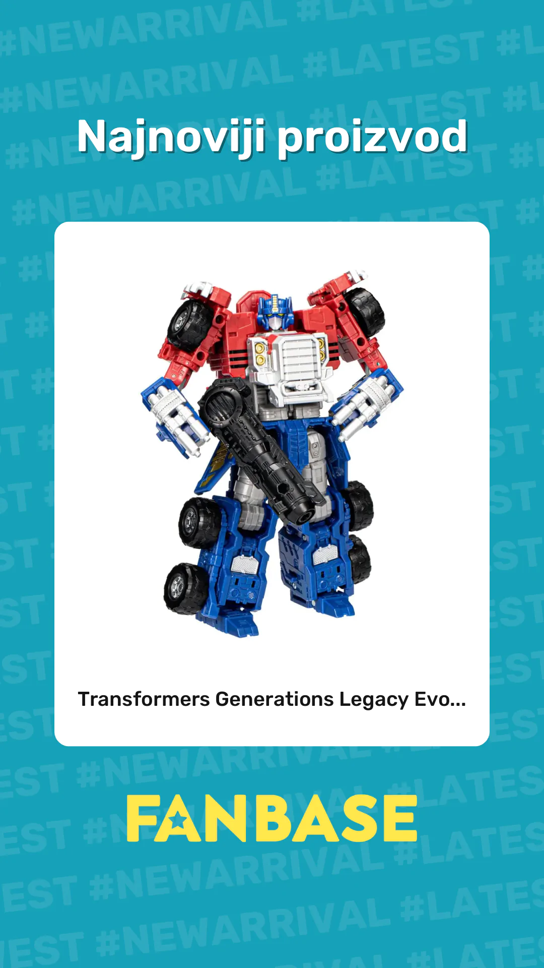 Najnoviji proizvod: Transformers Generations Legacy Evo...