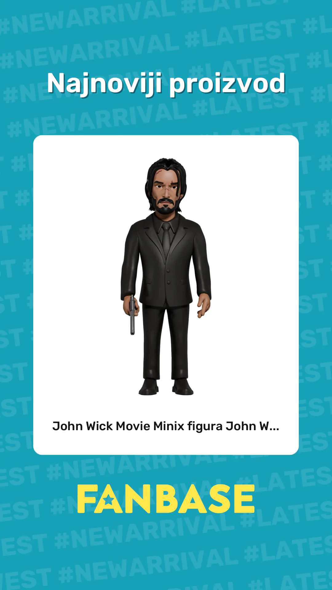 Najnoviji proizvod: John Wick Movie Minix figura John W...
