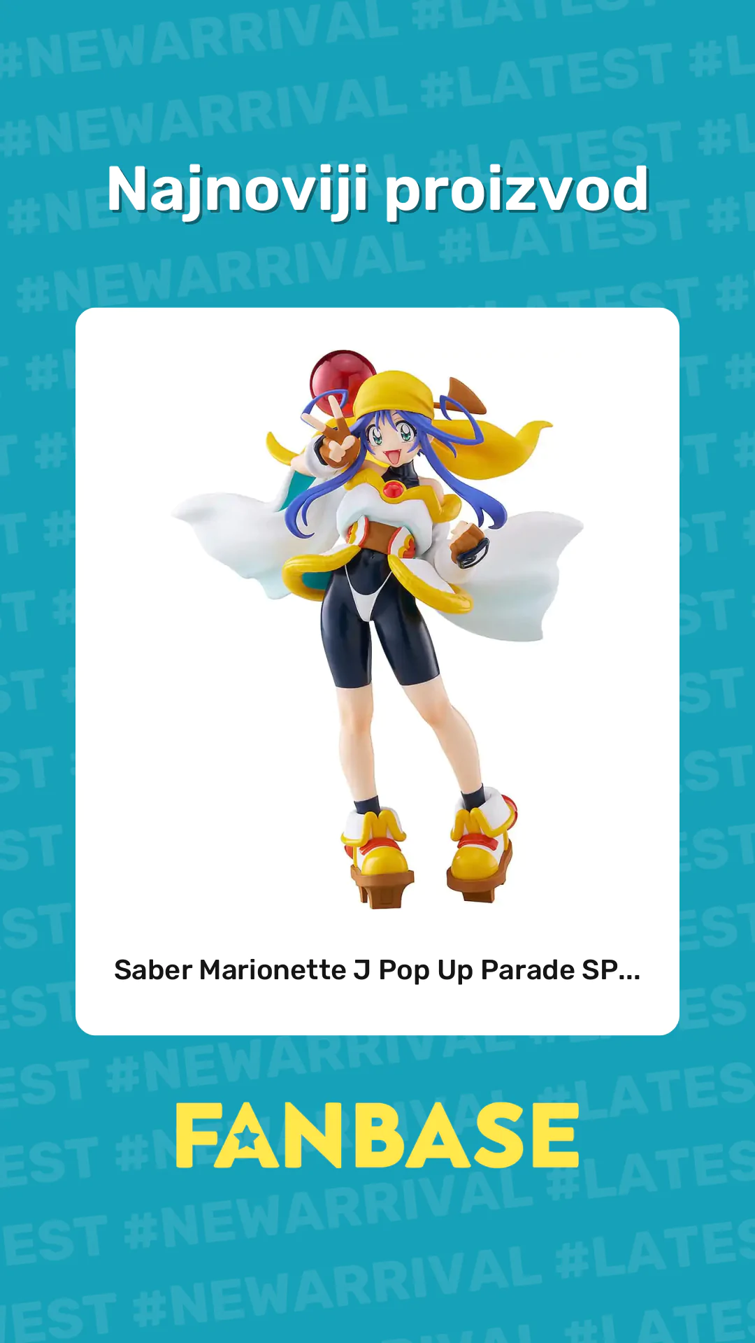 Najnoviji proizvod: Saber Marionette J Pop Up Parade SP...