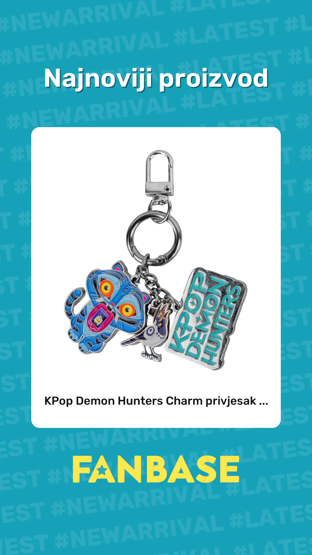 Najnoviji proizvod: KPop Demon Hunters Charm privjesak ...