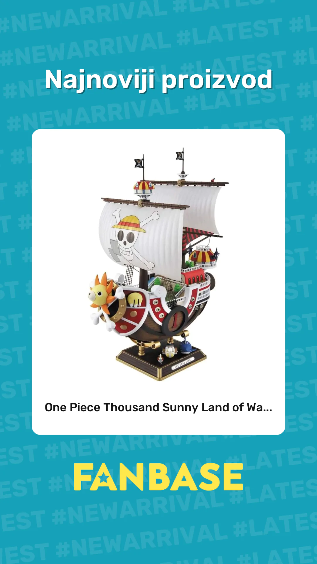 Najnoviji proizvod: One Piece Thousand Sunny Land of Wa...