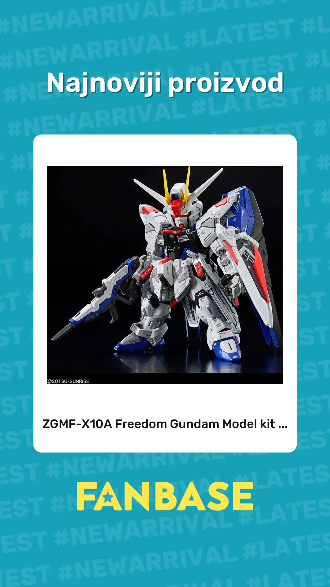 Najnoviji proizvod: ZGMF-X10A Freedom Gundam Model kit ...