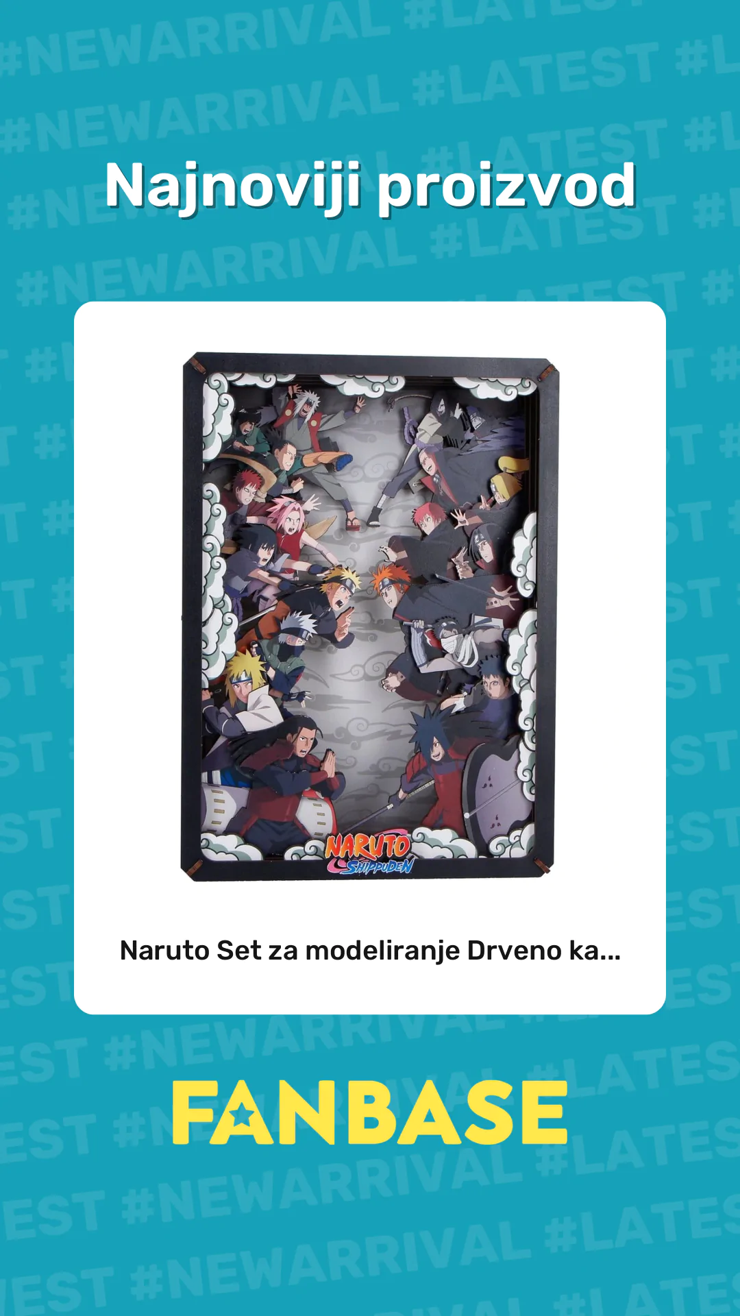 Najnoviji proizvod: Naruto Set za modeliranje Drveno ka...